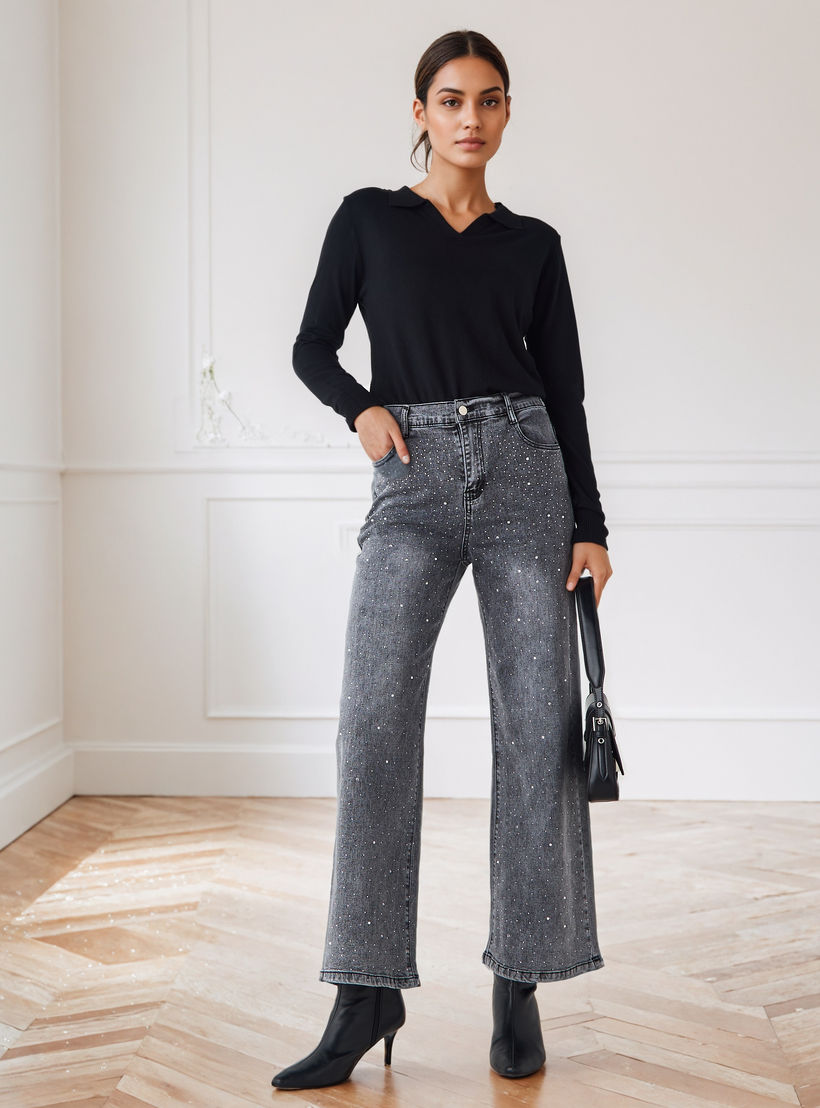 كنزة بياقة وأكمام طويلة من توإكستريمز-women-clothing-cardigansandjumpers-jumpers-image-5