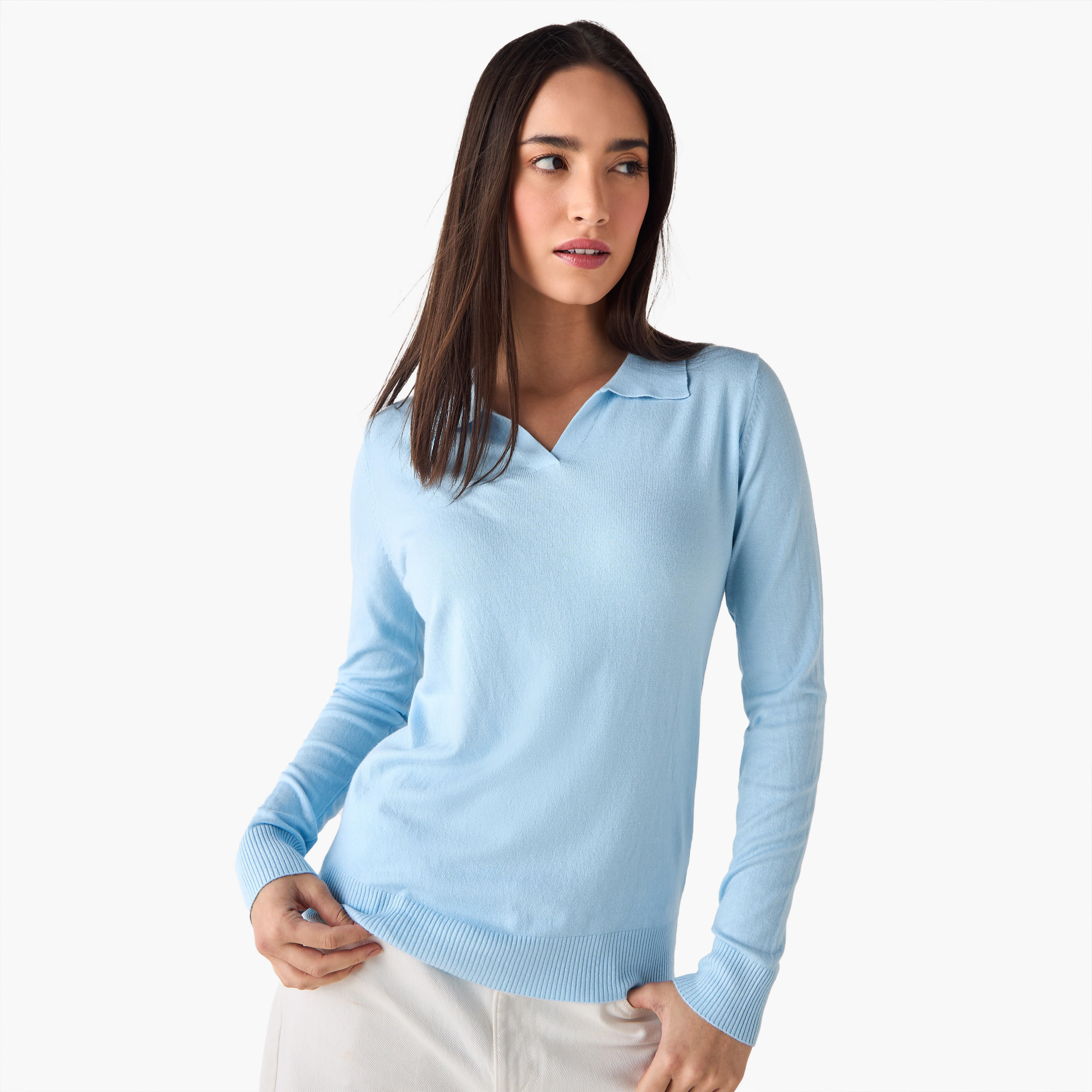 2Xtremz Collared Sweater with Long Sleeves-women-clothing-cardigansandjumpers-jumpers-image-6