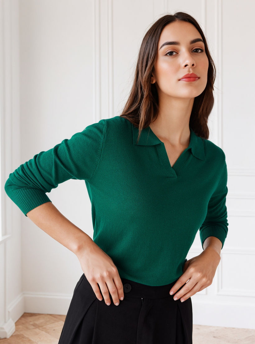 كنزة بياقة وأكمام طويلة من توإكستريمز-women-clothing-cardigansandjumpers-jumpers-image-1