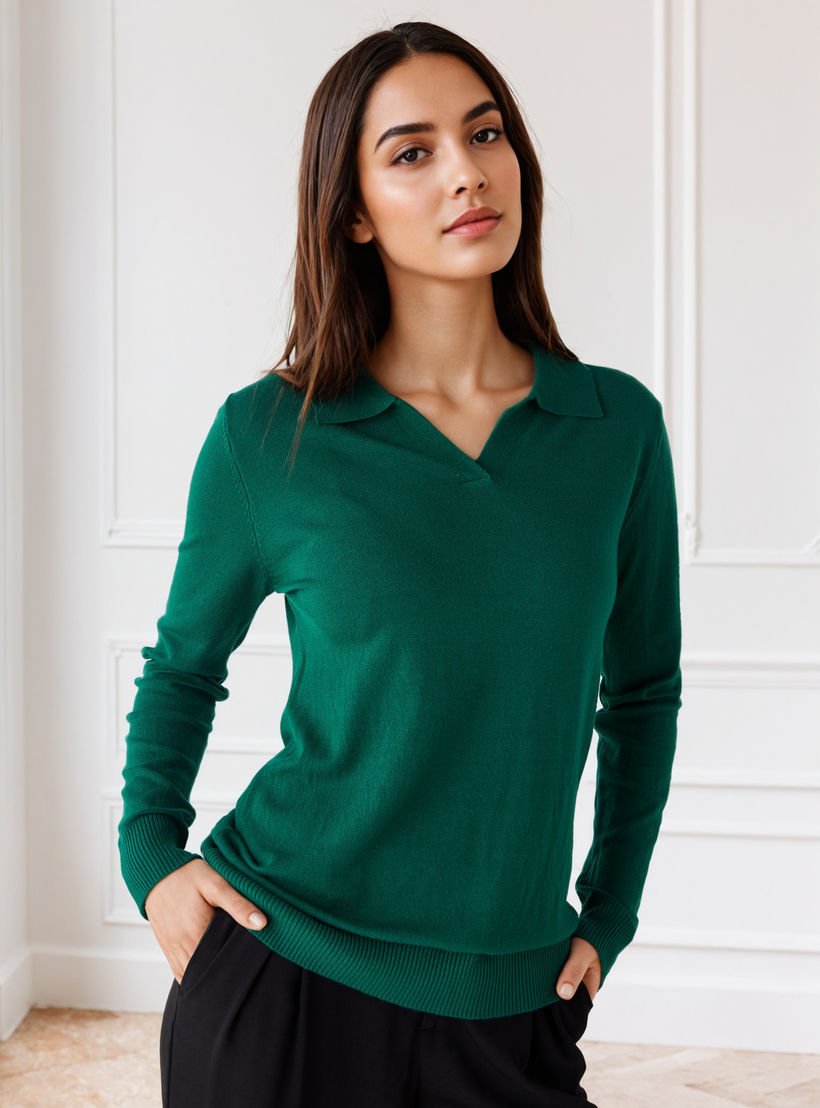 كنزة بياقة وأكمام طويلة من توإكستريمز-women-clothing-cardigansandjumpers-jumpers-image-6