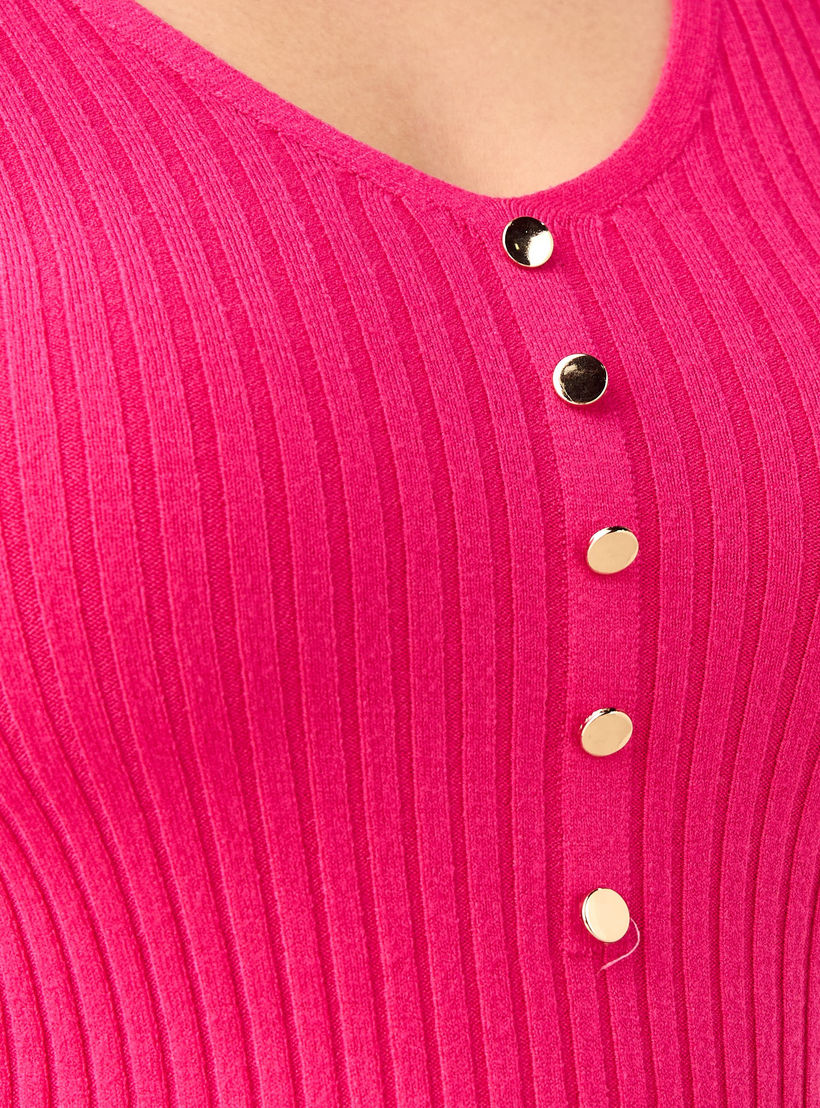 2Xtremz Ribbed V-neck Sweater-women-clothing-cardigansandjumpers-jumpers-image-4