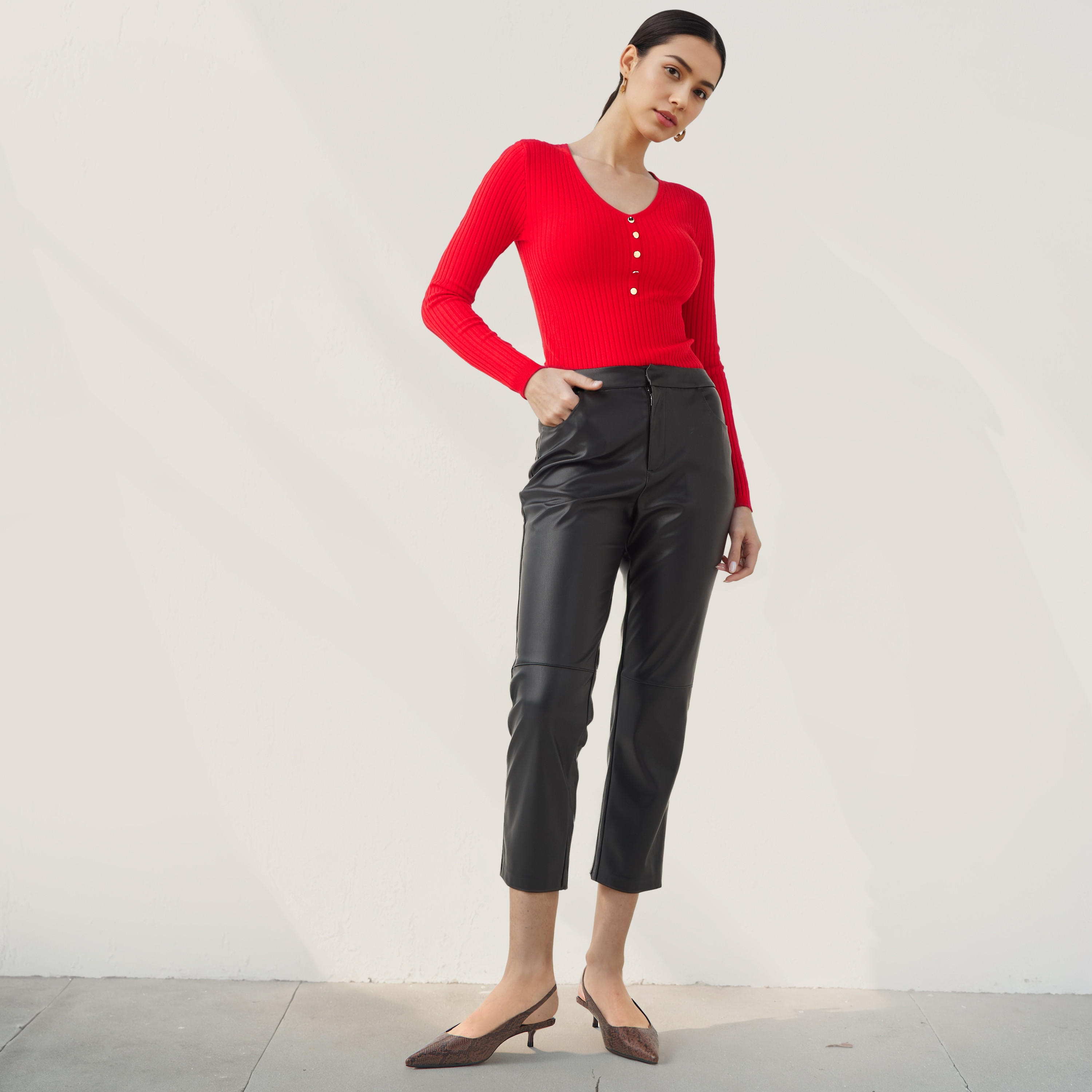 2Xtremz Ribbed V-neck Sweater-women-clothing-cardigansandjumpers-jumpers-image-2
