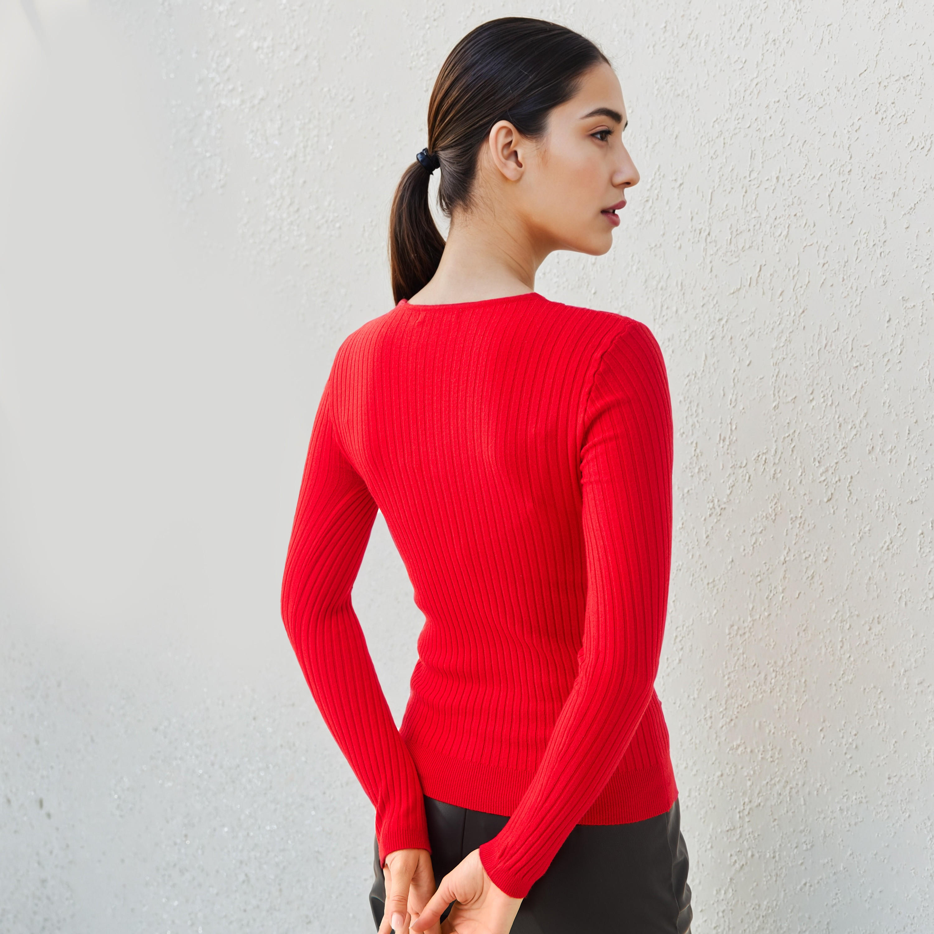 2Xtremz Ribbed V-neck Sweater-women-clothing-cardigansandjumpers-jumpers-image-3