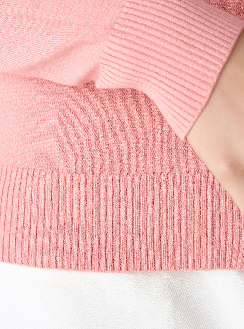 كارديجان بارز الملمس بياقة V من تو إكستريمز-women-winterwear-cardigansandjumpers-cardigans-image-1