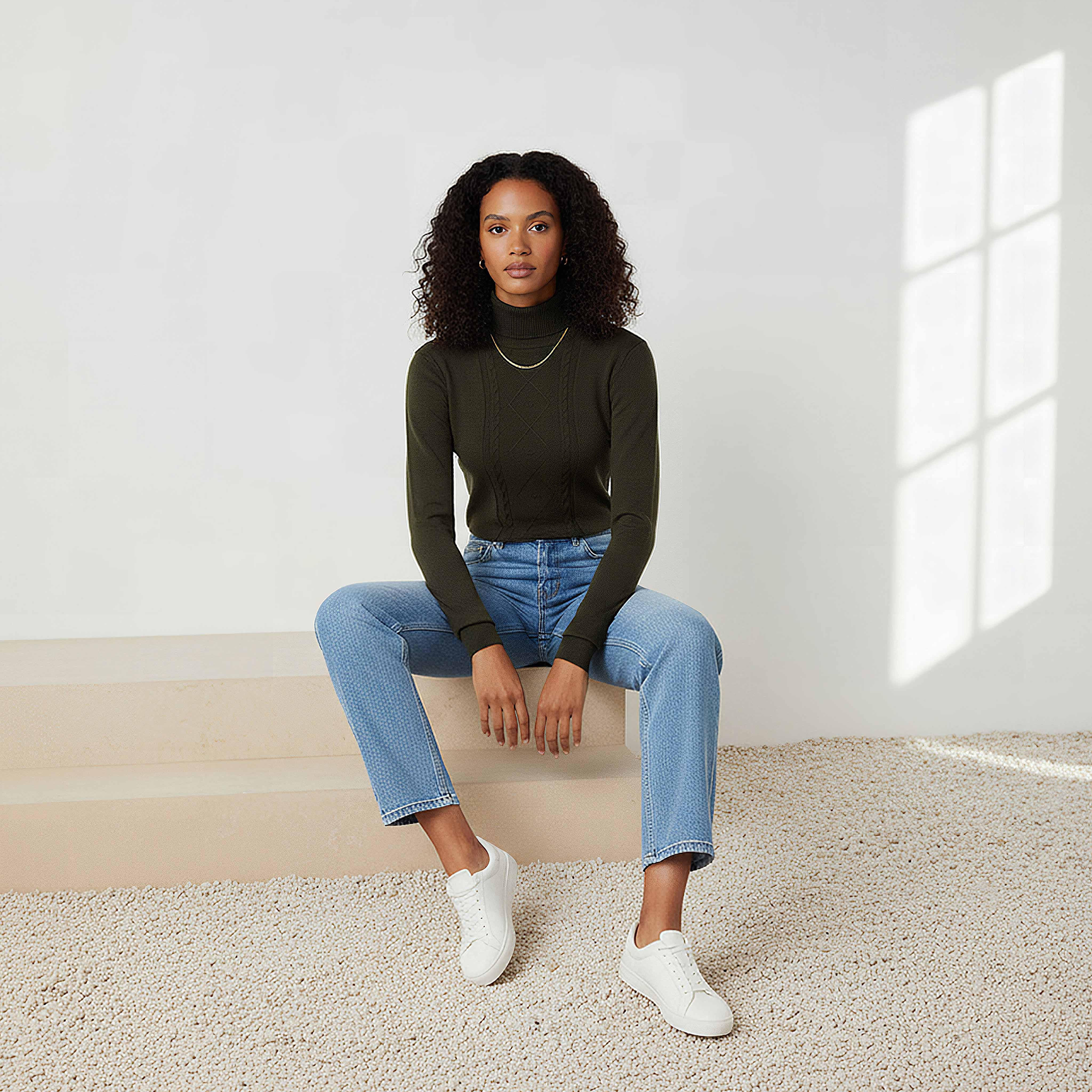 2Xtremz Textured High Neck Tricot Sweater-women-clothing-cardigansandjumpers-jumpers-image-5