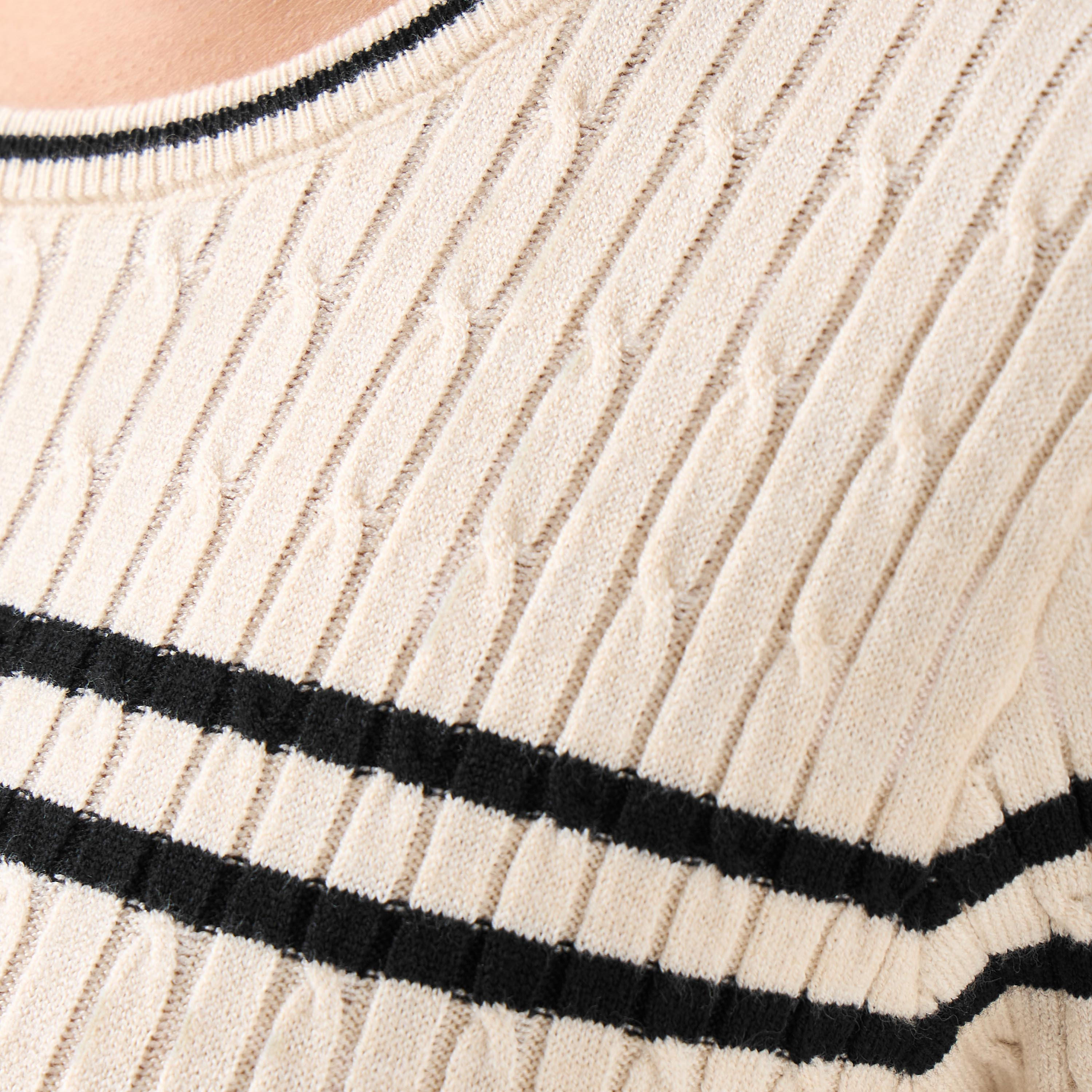 2Xtremz Striped Round Neck Tricot Sweater-women-clothing-cardigansandjumpers-jumpers-image-3