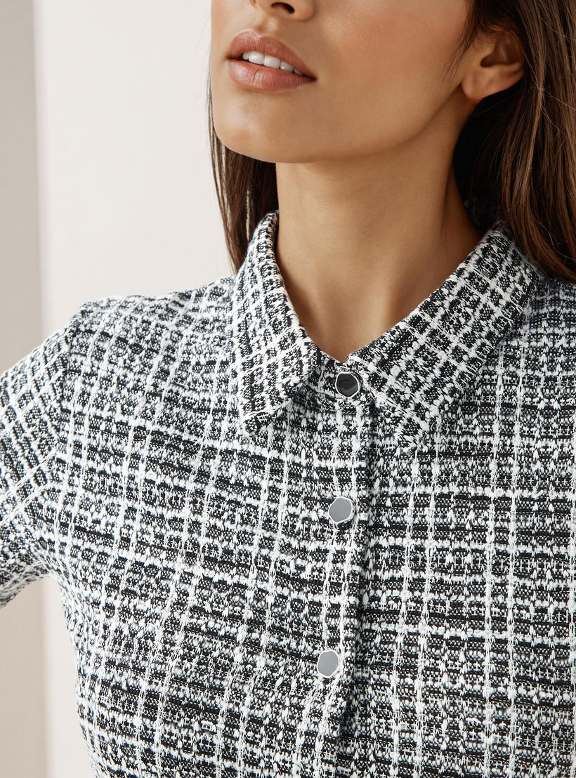 2Xtremz Tweed Knit Mini Dress with Collar-women-clothing-dresses-image-4