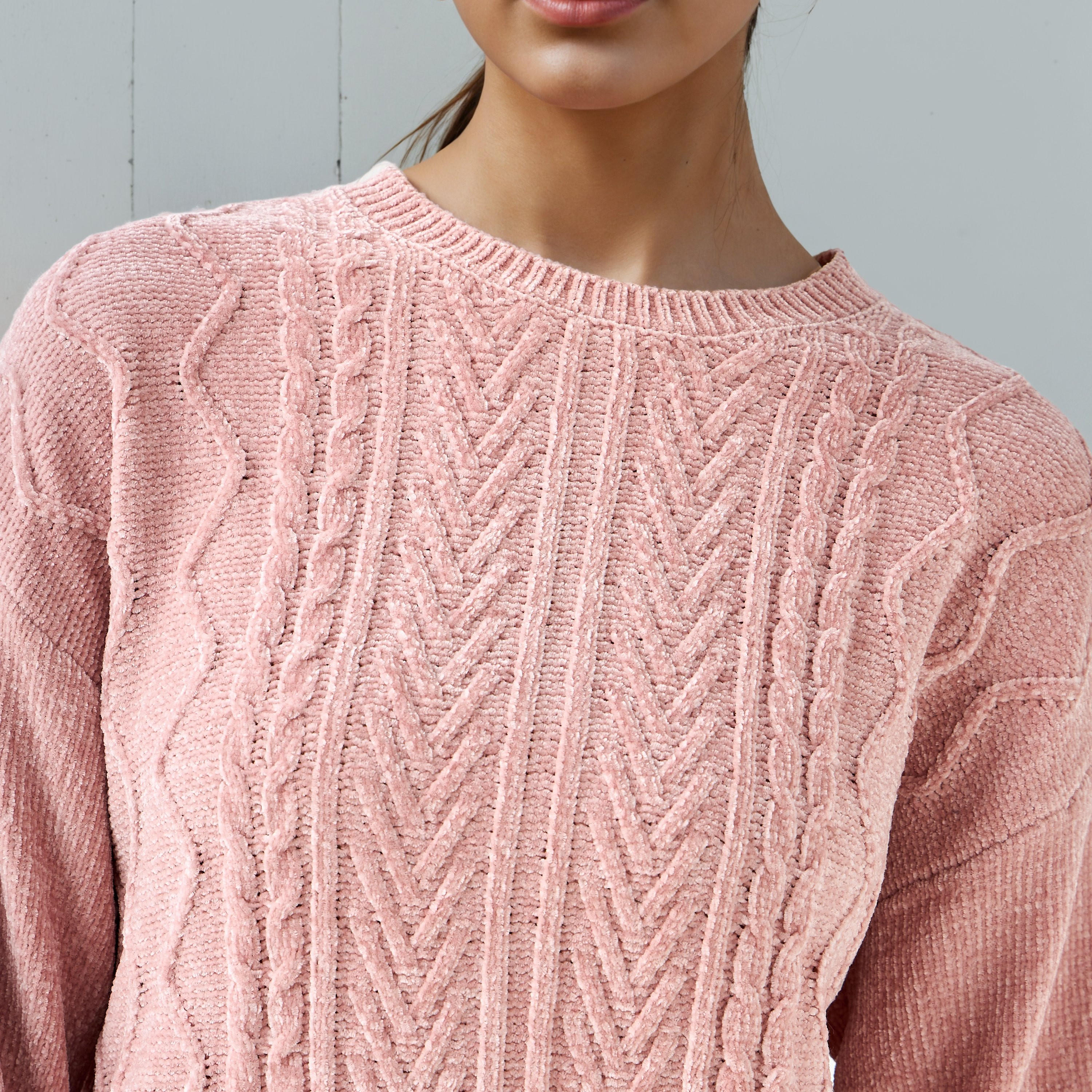2Xtremz Textured Chenille Sweater with Long Sleeves-women-clothing-cardigansandjumpers-jumpers-image-5