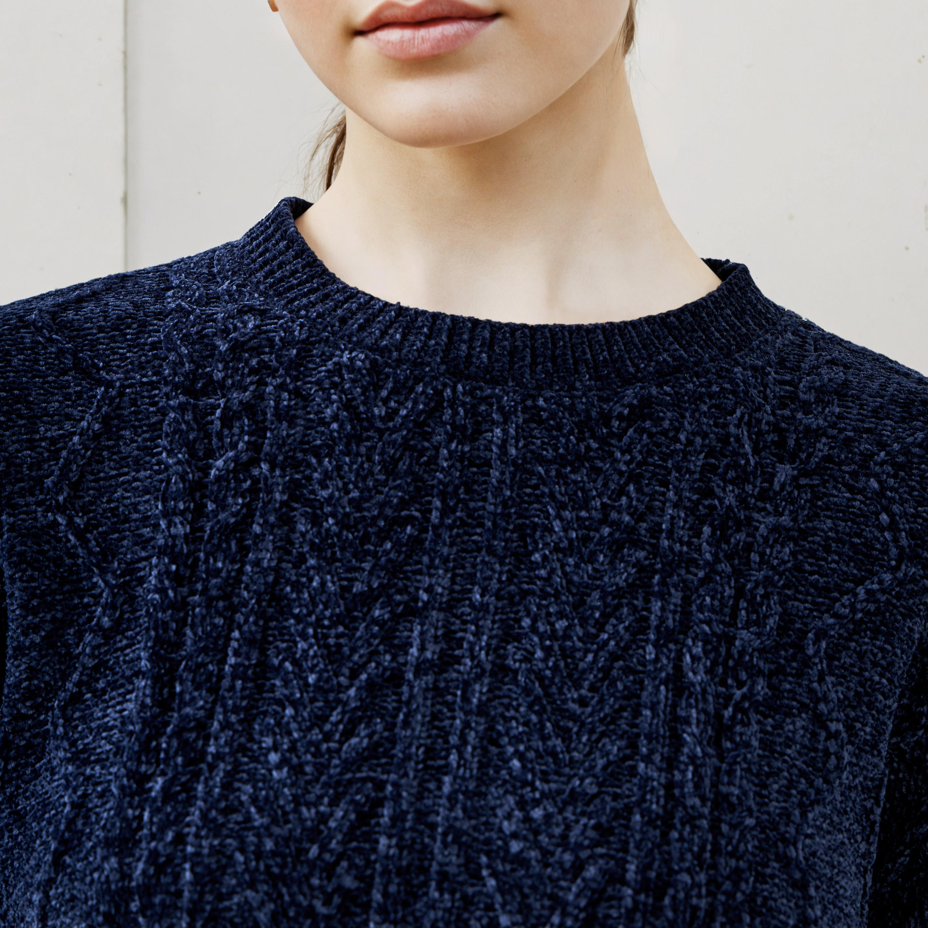 2Xtremz Textured Chenille Sweater with Long Sleeves-women-clothing-cardigansandjumpers-jumpers-image-5
