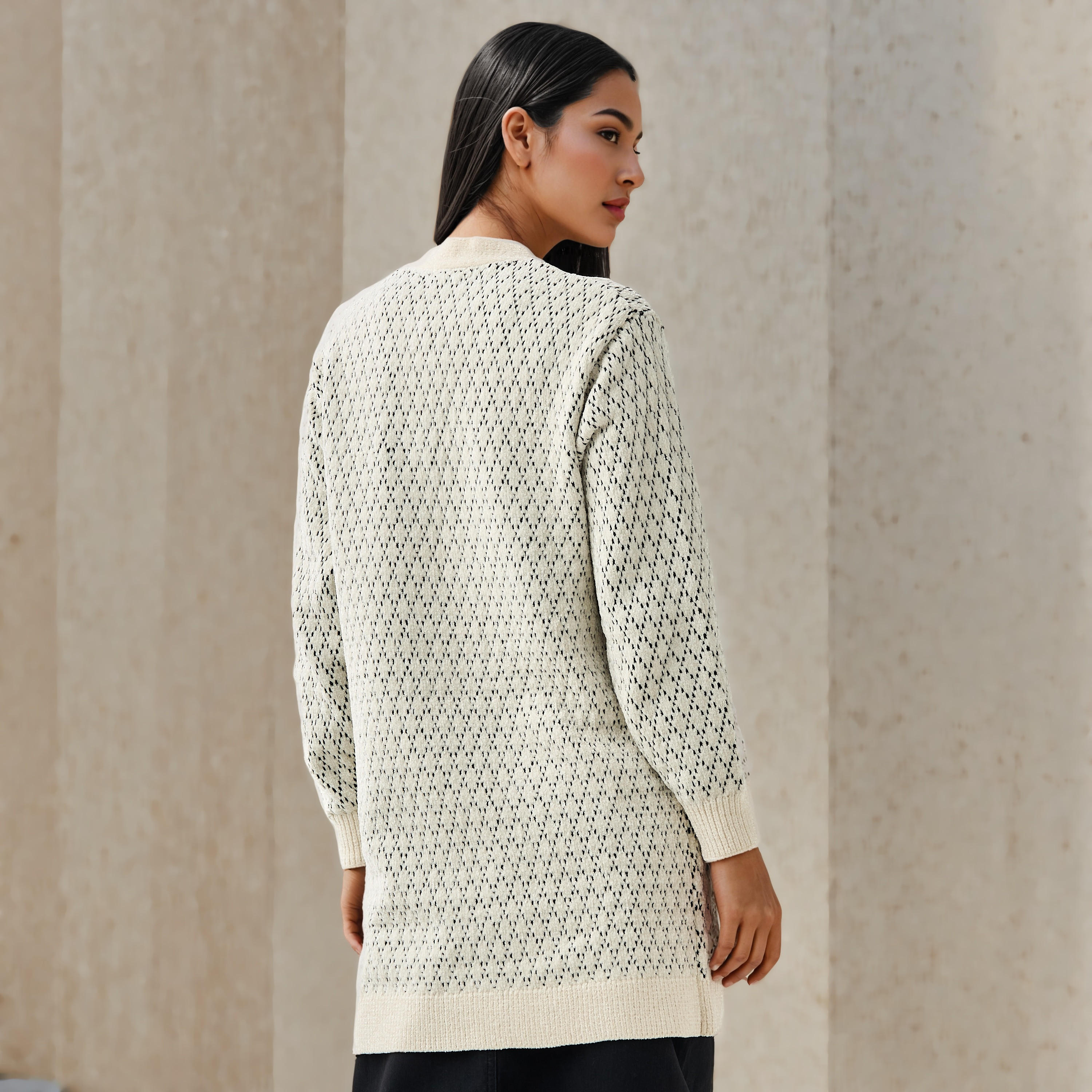 2Xtremz Textured Longline Cardigan-women-winterwear-cardigansandjumpers-cardigans-image-4