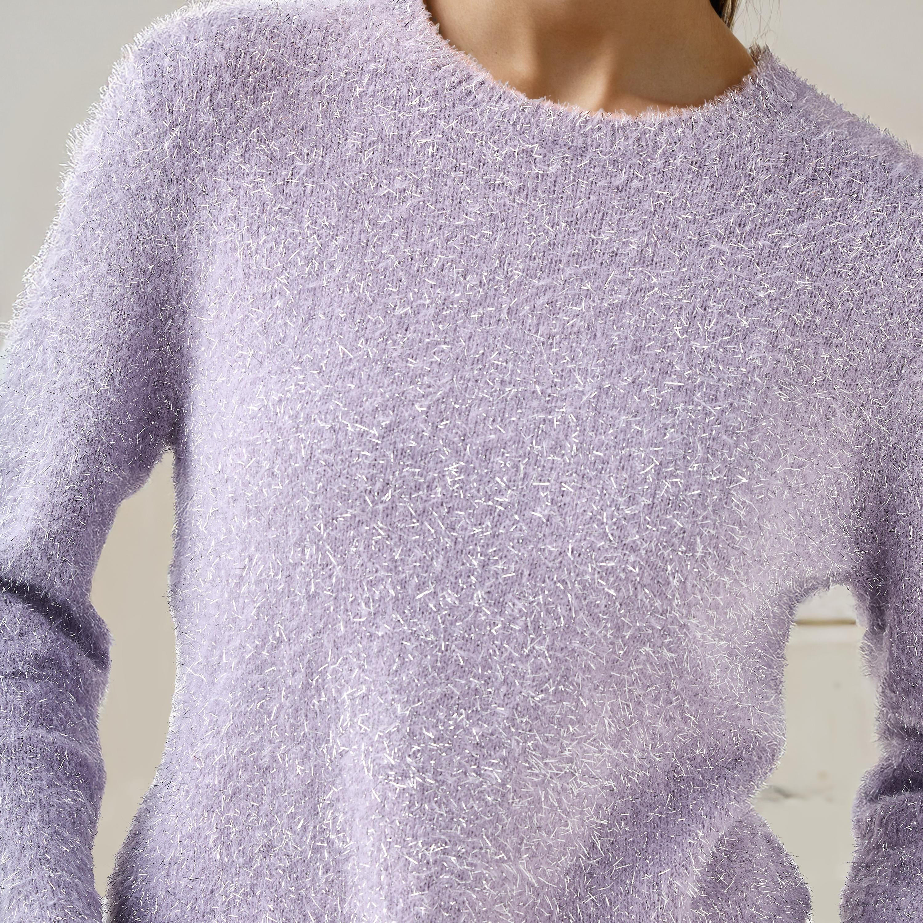2Xtremz Lurex Fuzzy Sweater with Long Sleeves-women-clothing-cardigansandjumpers-jumpers-image-5