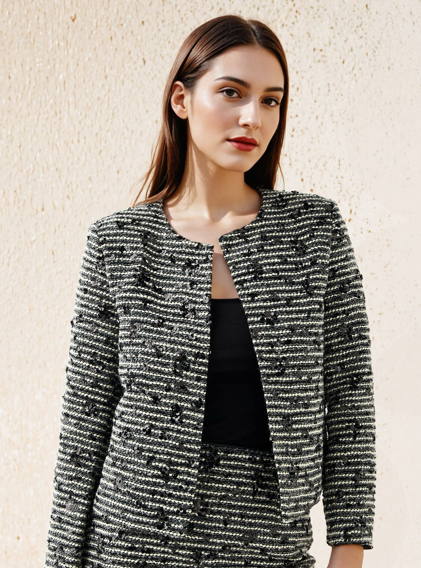 2Xtremz Textured Tweed Jacket-women-winterwear-coatsandjackets-jackets-image-1