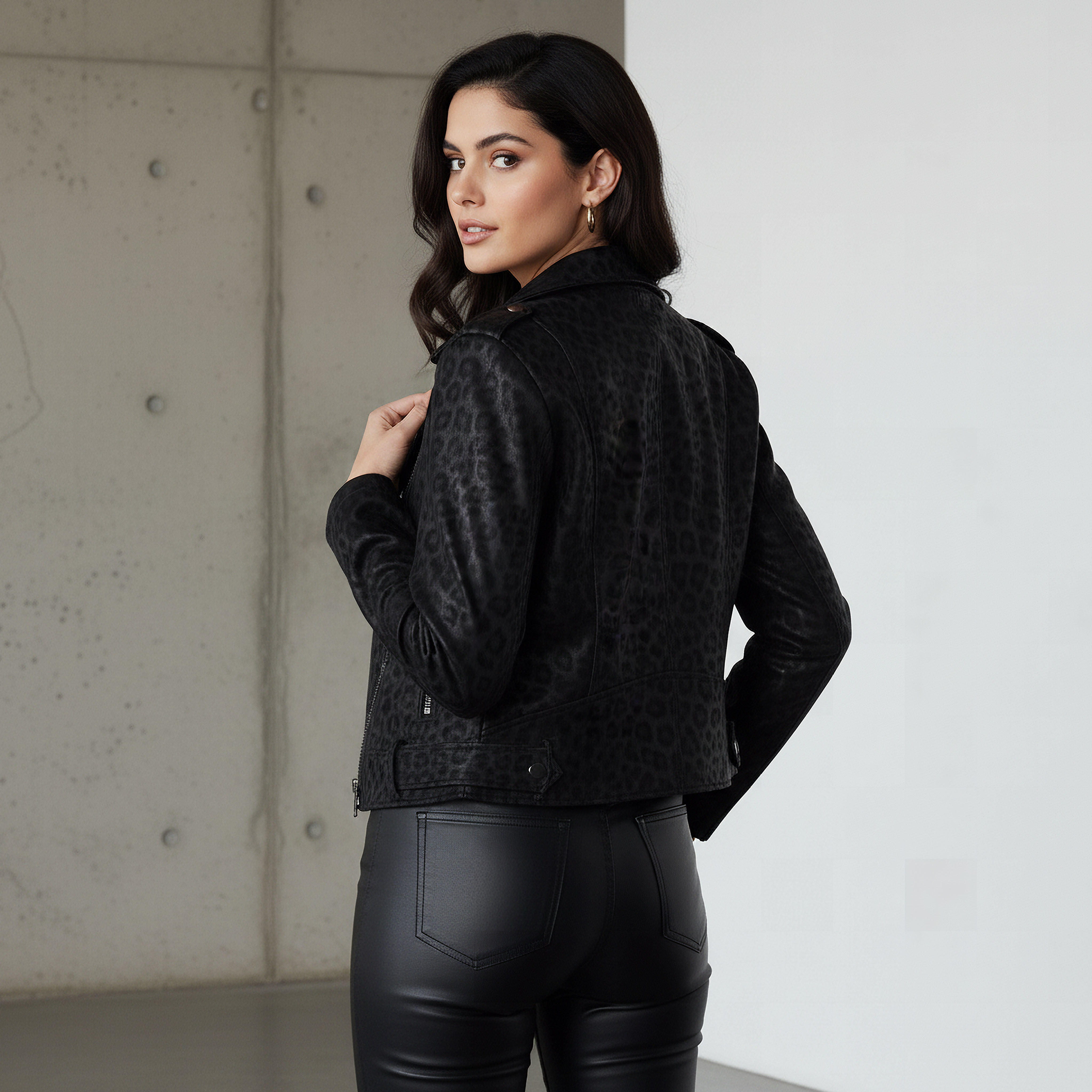 2Xtremz Biker Jacket with Animal Print-women-winterwear-coatsandjackets-jackets-image-3