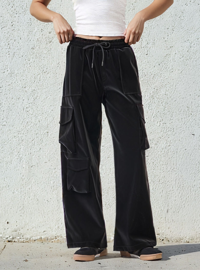 بنطلون كارجو قطن بخصر متوسط الارتفاع من تو إكستريمز-women-clothing-bottoms-trousers-image-6