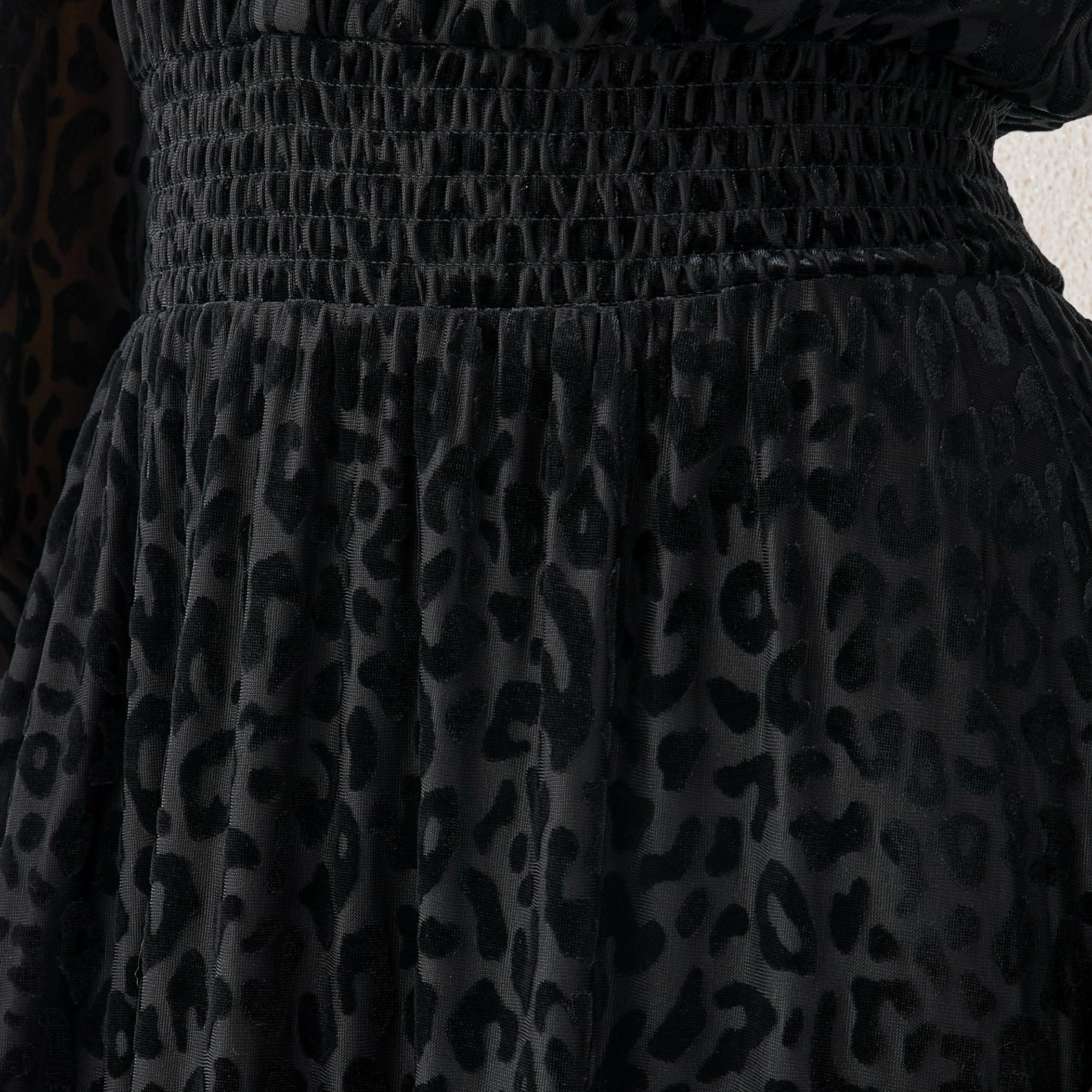 2Xtremz Midi Length Shirt Dress with Smocked Detail-women-clothing-dresses-image-4