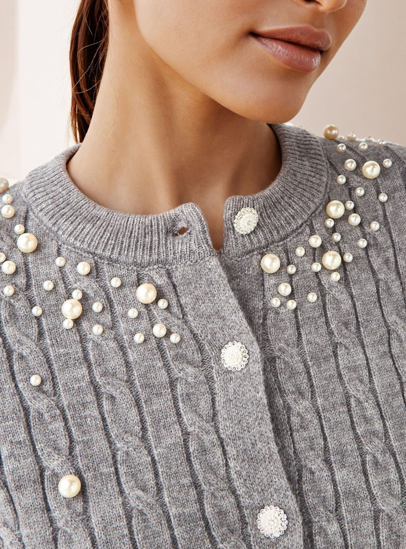 كارديجان مزين من تو إكستريمز-women-winterwear-cardigansandjumpers-cardigans-image-4