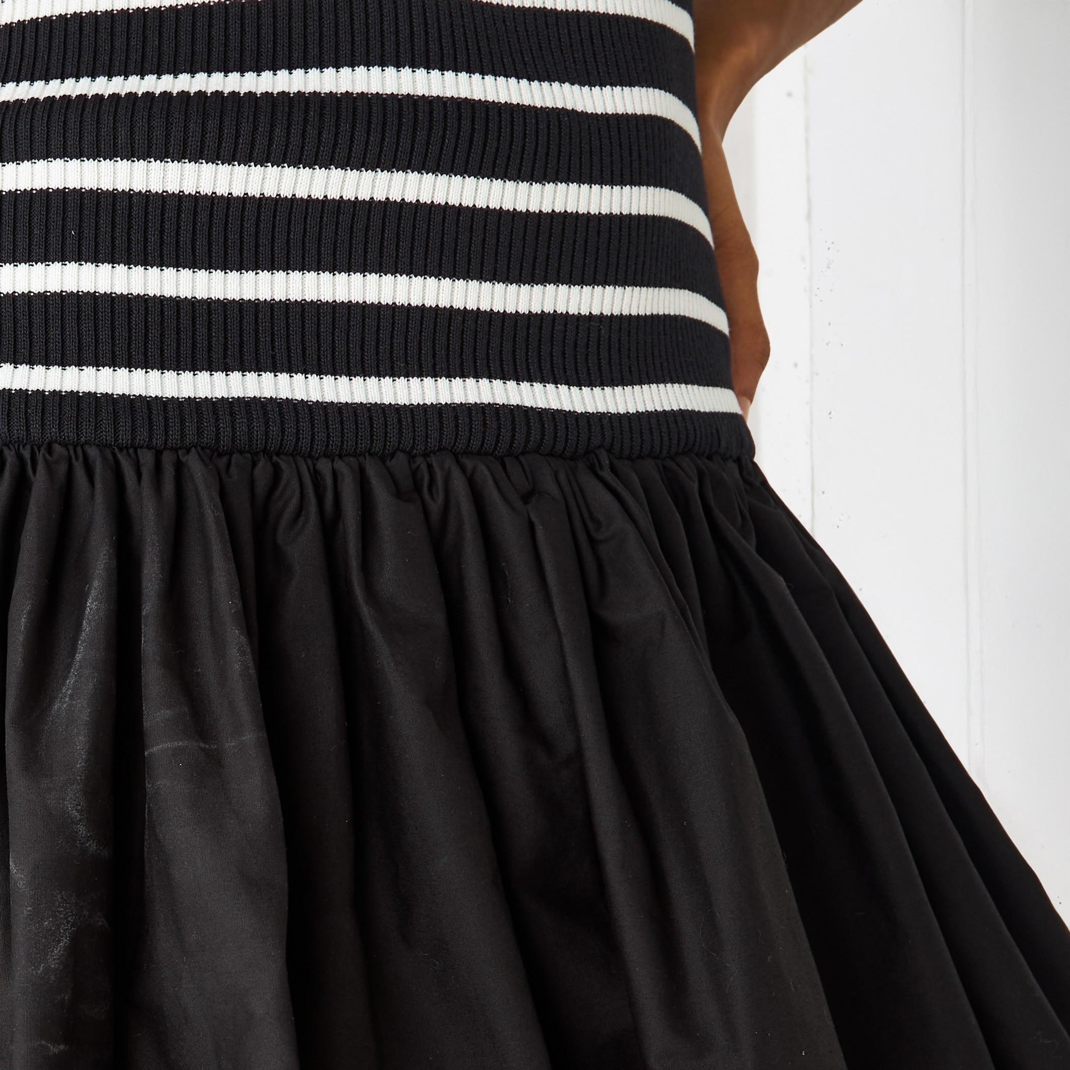 فستان بالون مخطط ودون أكمام من تو إكستريمز-women-clothing-dresses-image-4
