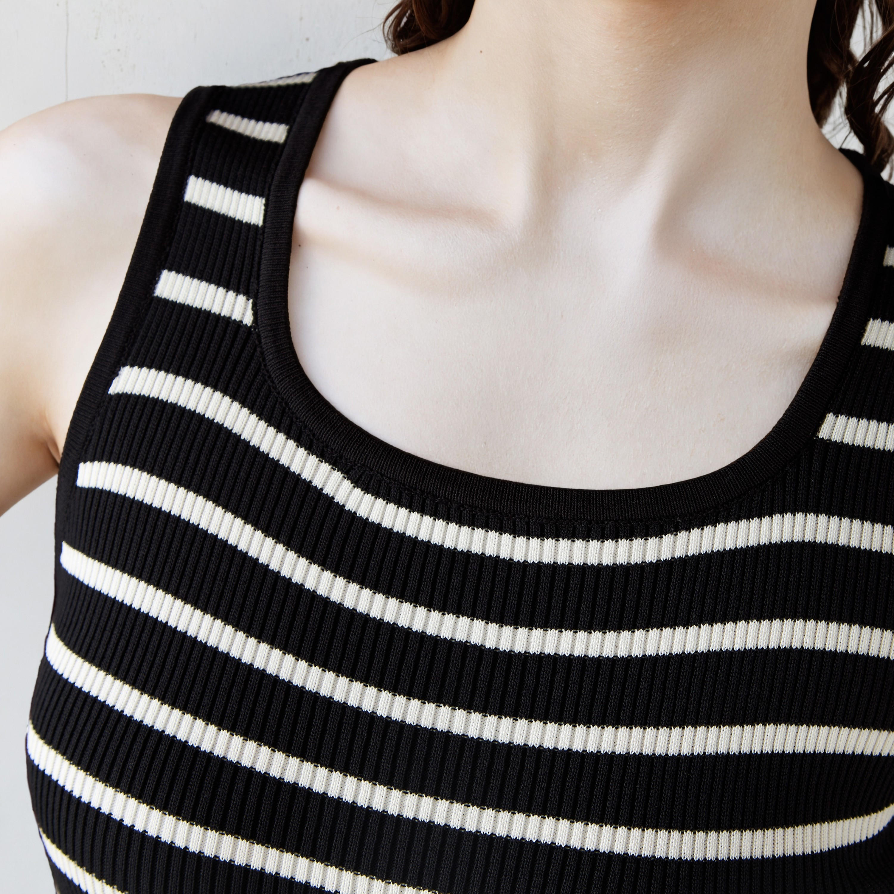 فستان بالون مخطط ودون أكمام من تو إكستريمز-women-clothing-dresses-image-5