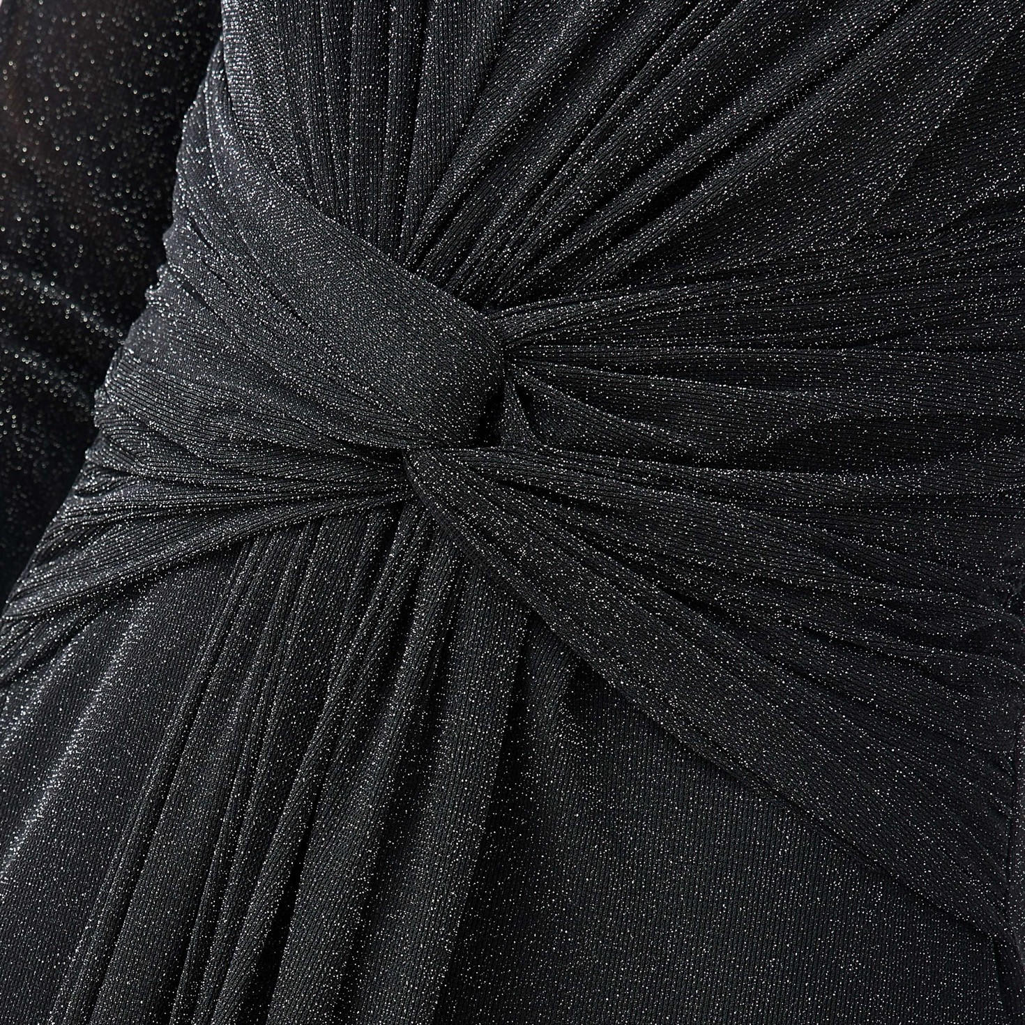 Lurex Accent 2Xtremz Maxi Nylon Blend Dress with Bell Sleeves-women-clothing-dresses-image-6