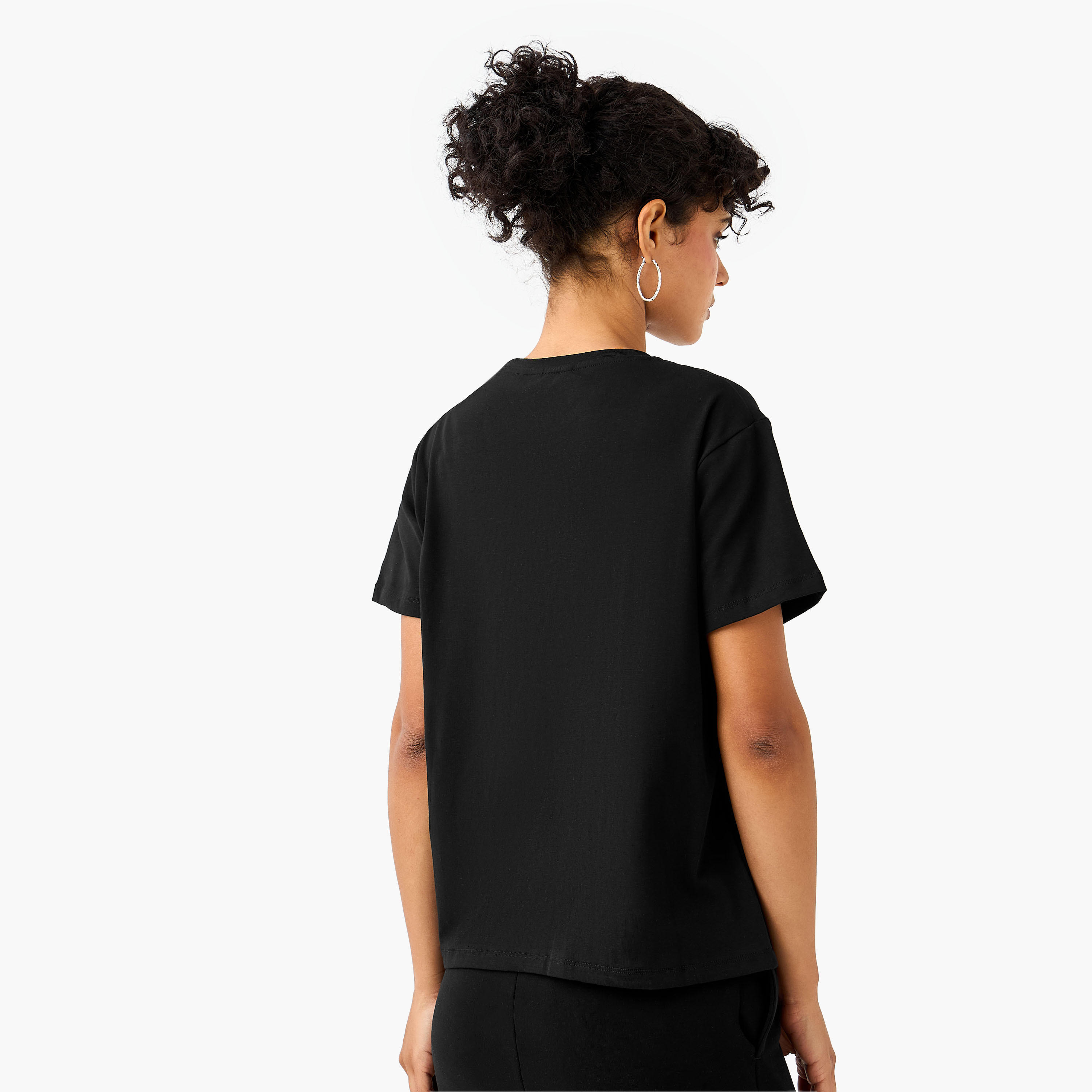 تيشيرت قطن بتفاصيل مزينة من تو إكستريمز-women-clothing-tshirts-image-4