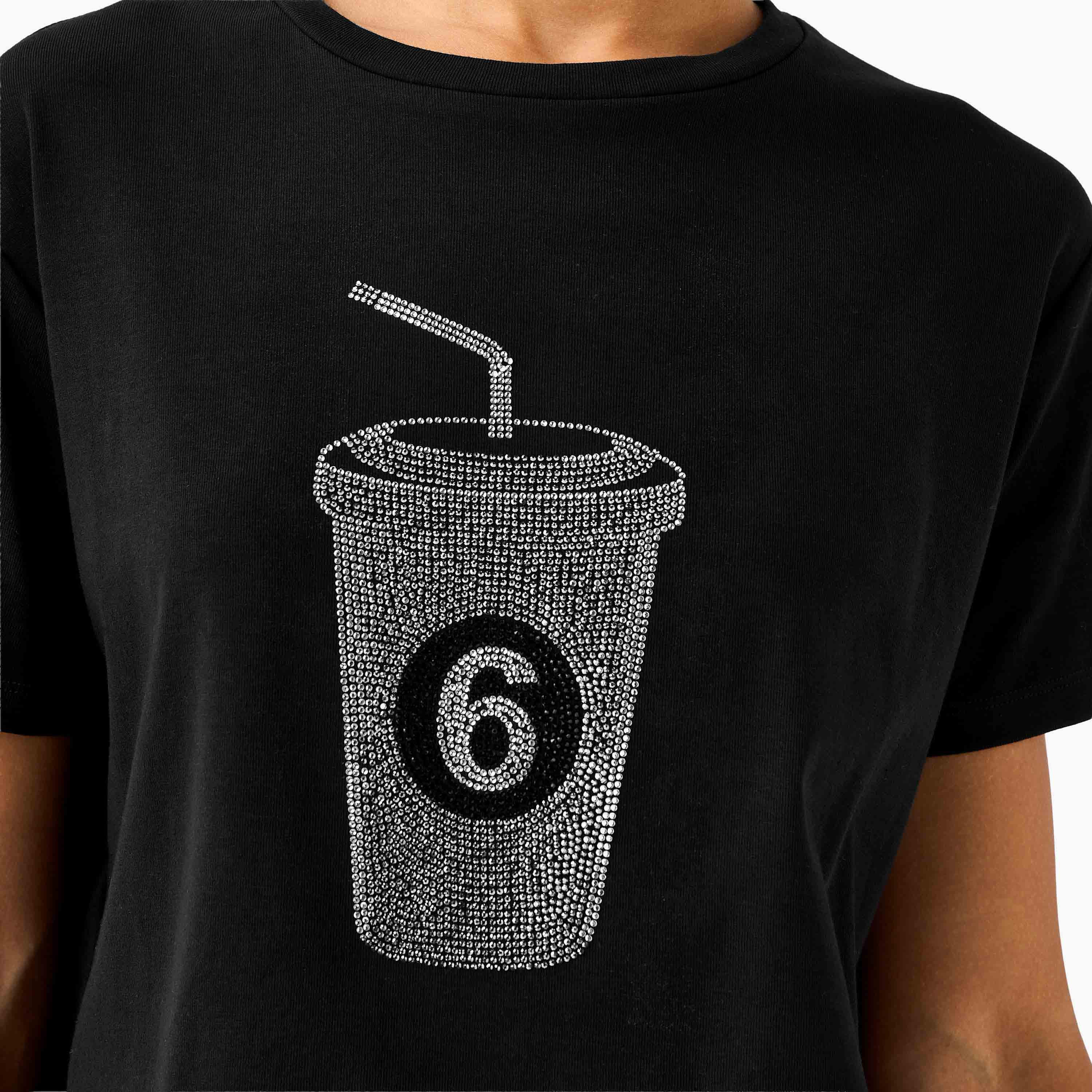 2Xtremz Cotton T-shirt with Embellished Detail-women-clothing-tshirts-image-5