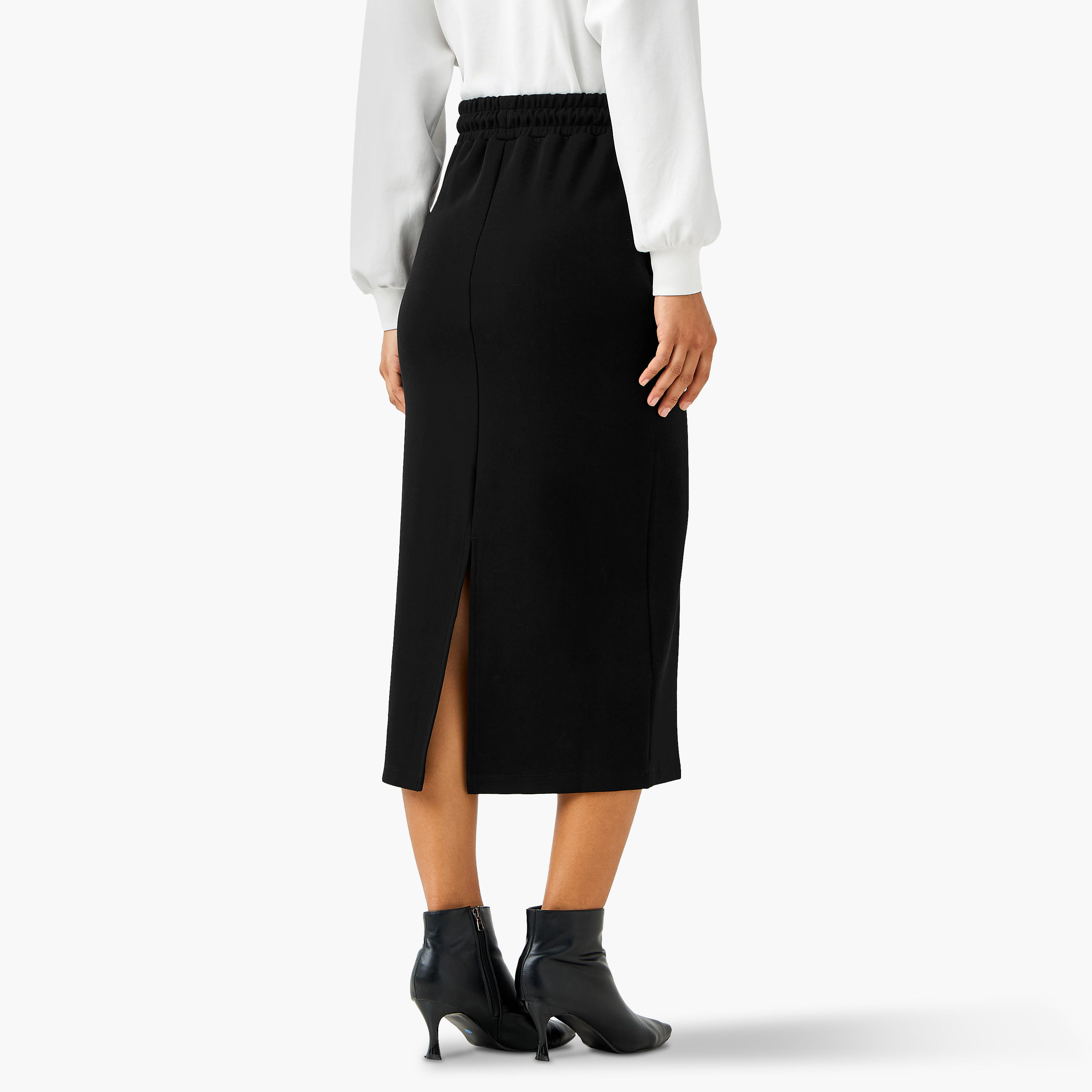 2Xtremz Midi Shift Skirt with Slit Detail-women-clothing-bottoms-skirts-image-3
