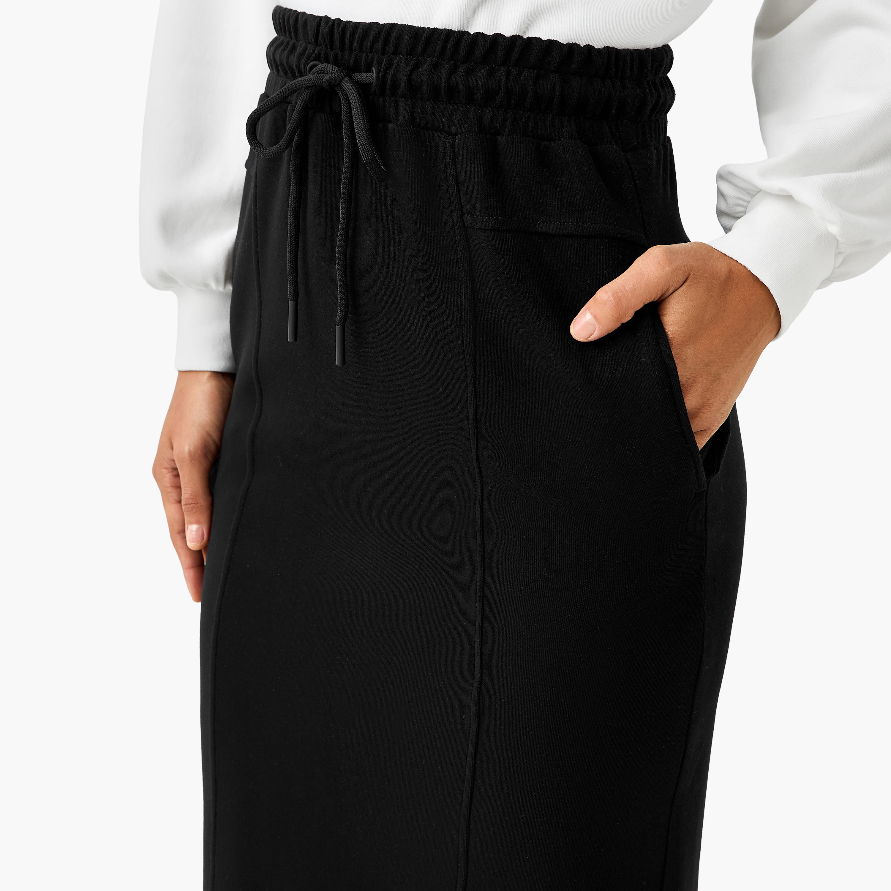 2Xtremz Midi Shift Skirt with Slit Detail-women-clothing-bottoms-skirts-image-4