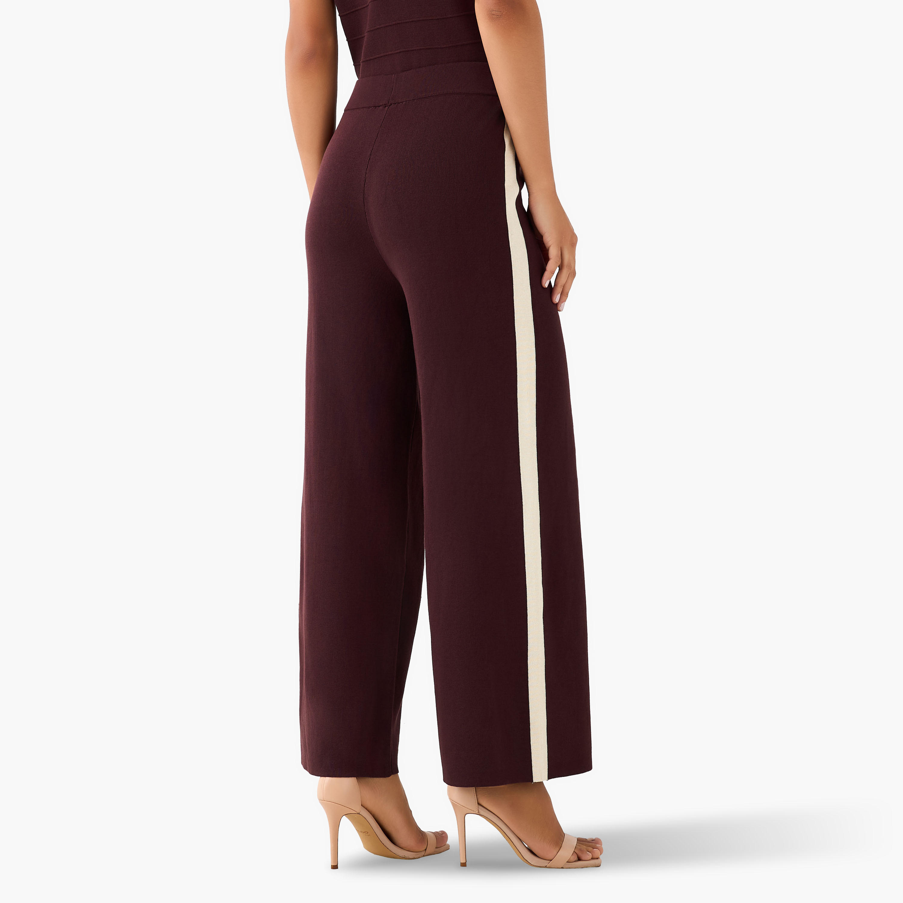 2Xtremz بنطال مخطط بقصة مريحة-women-clothing-coordsets-image-3
