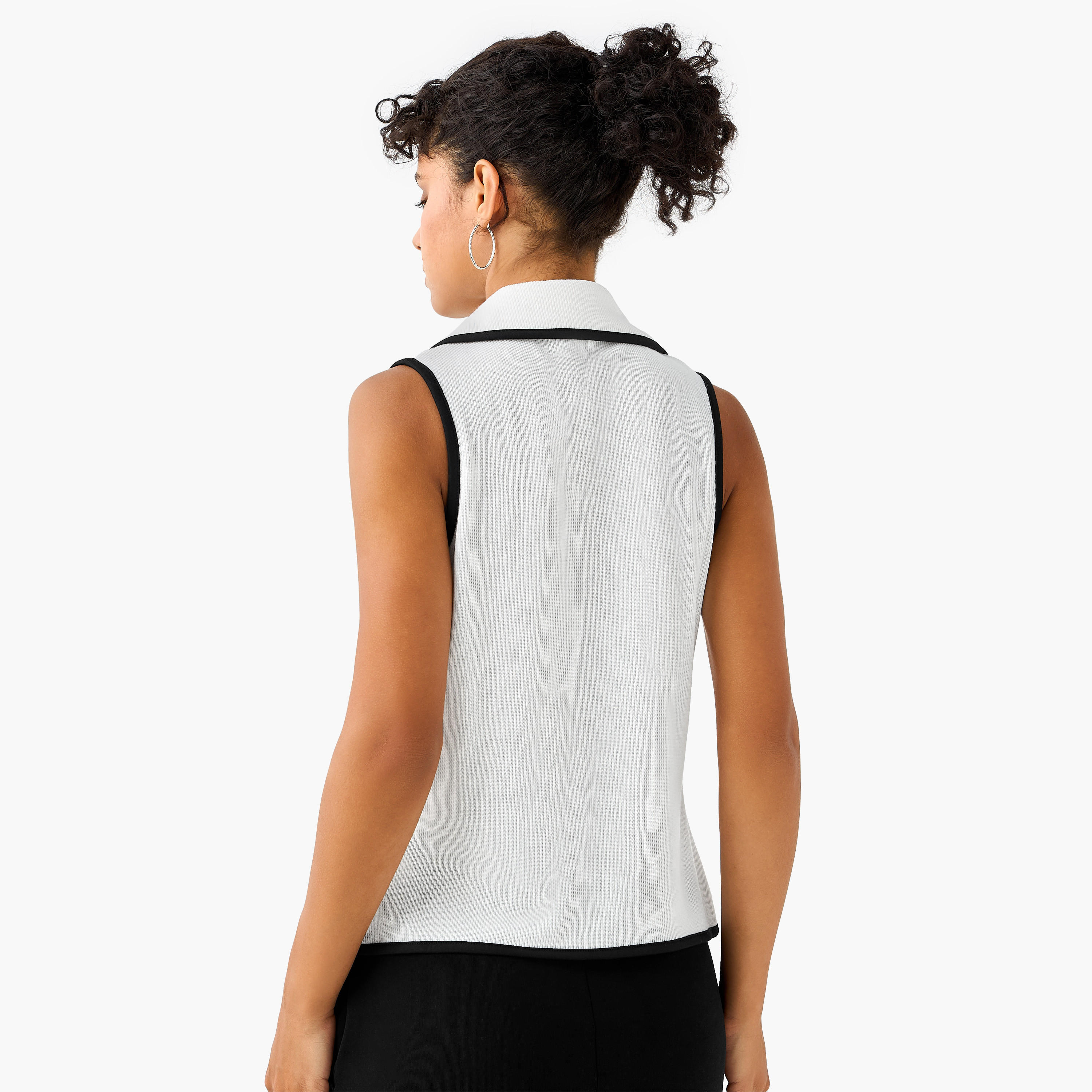 2Xtremz Regular Fit T-shirt with Piping Design-women-clothing-tshirts-image-3
