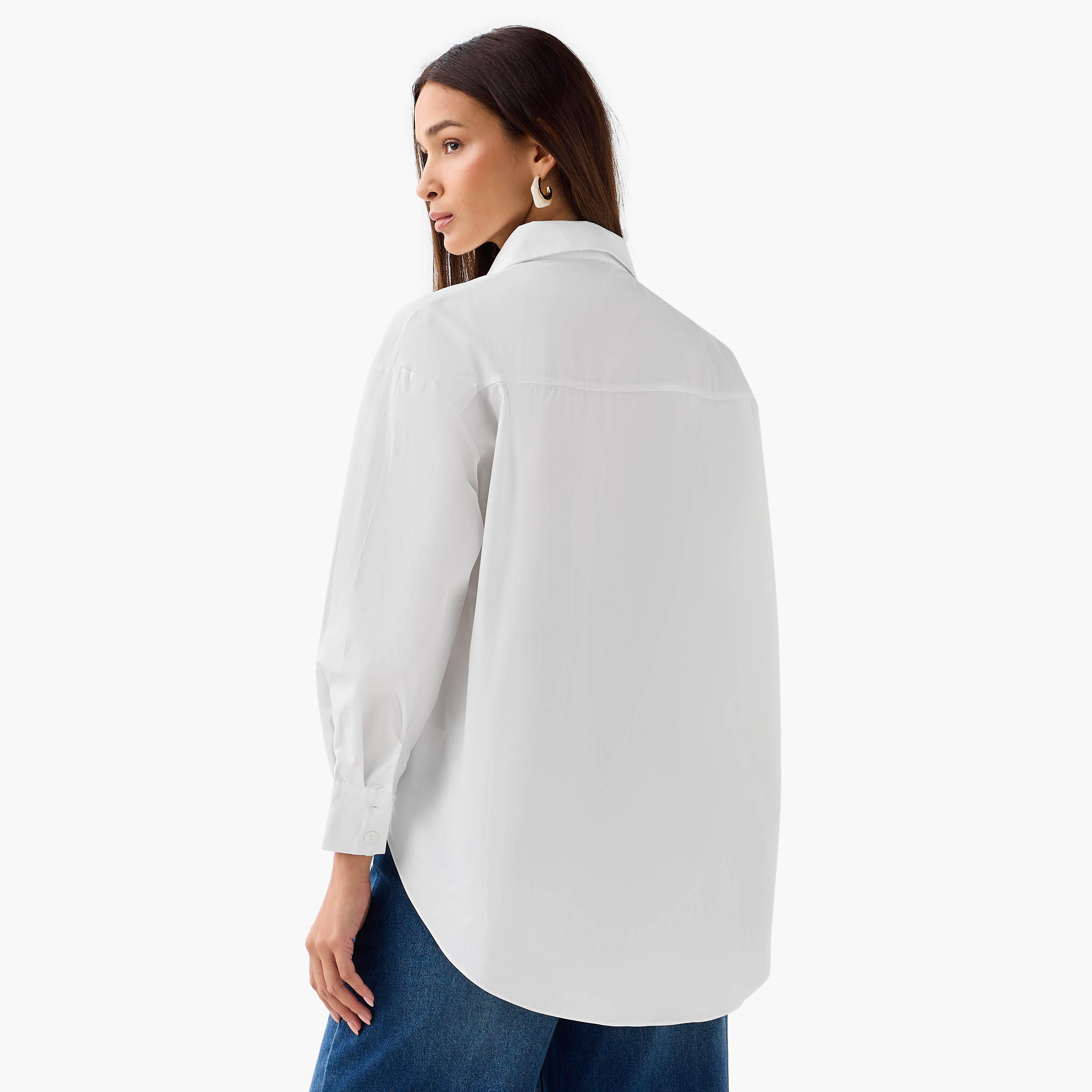2Xtremz Cotton Shirt with Embellished Detail-women-clothing-shirtsandblouses-shirts-image-3