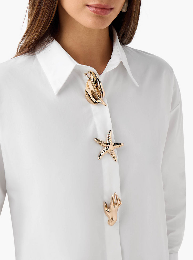 2Xtremz Cotton Shirt with Embellished Detail-women-clothing-shirtsandblouses-shirts-image-4