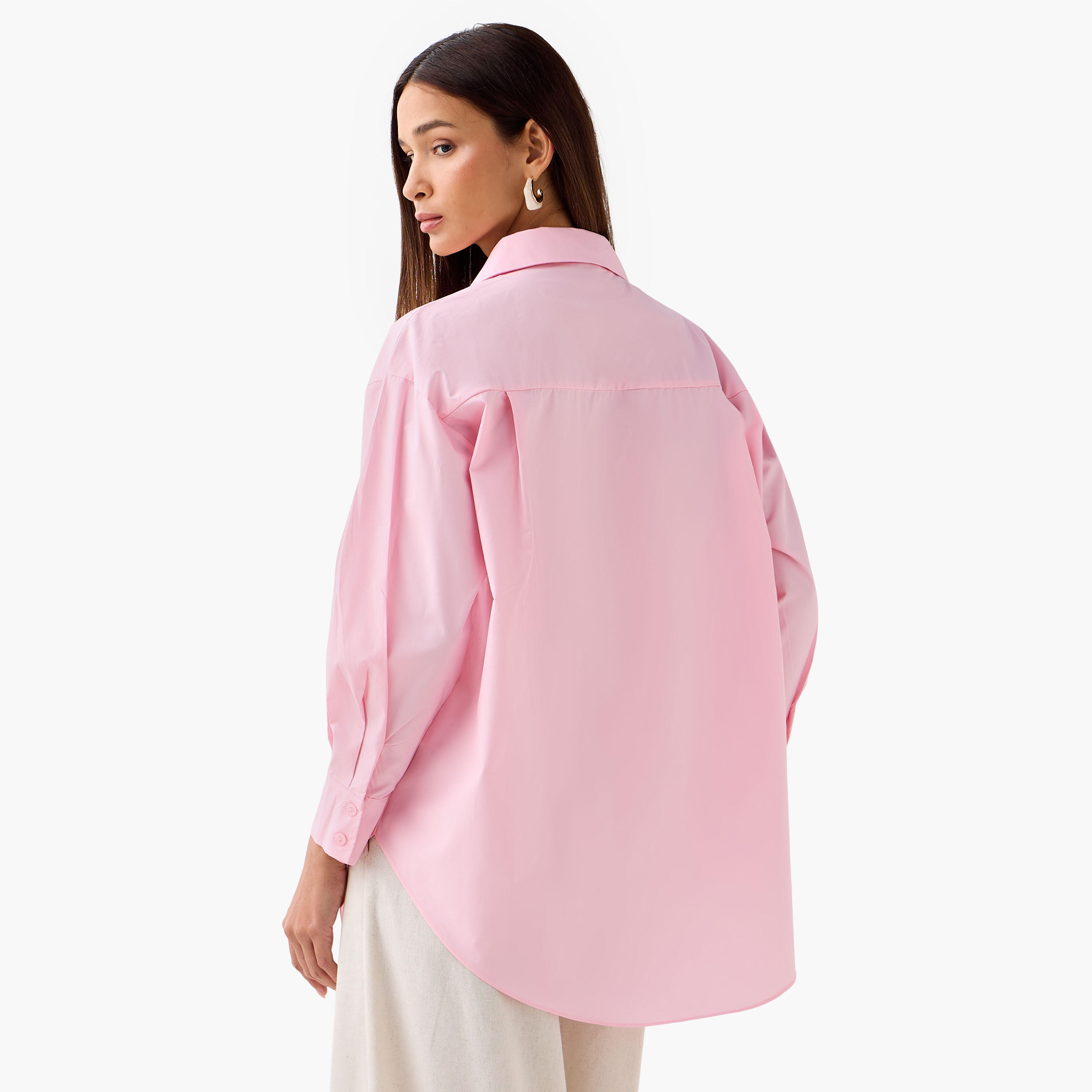 2Xtremz Cotton Shirt with Embellished Detail-women-clothing-shirtsandblouses-shirts-image-3
