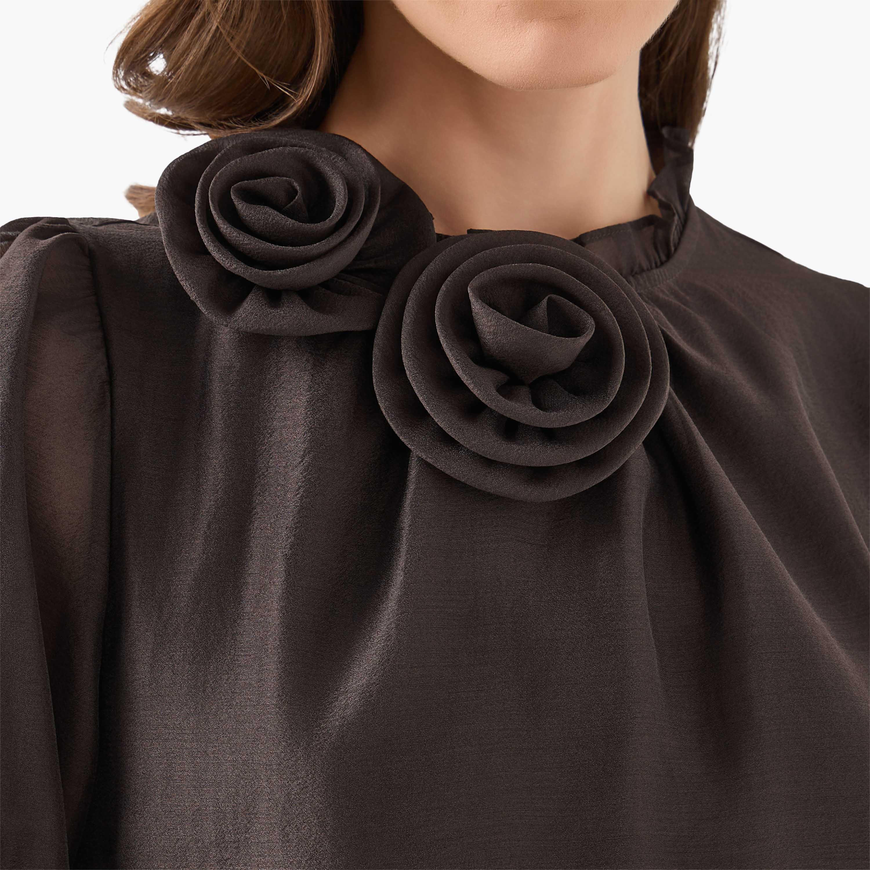 بلوزة شيفون بكشكش من تو إكستريمز-women-clothing-shirtsandblouses-blouses-image-2