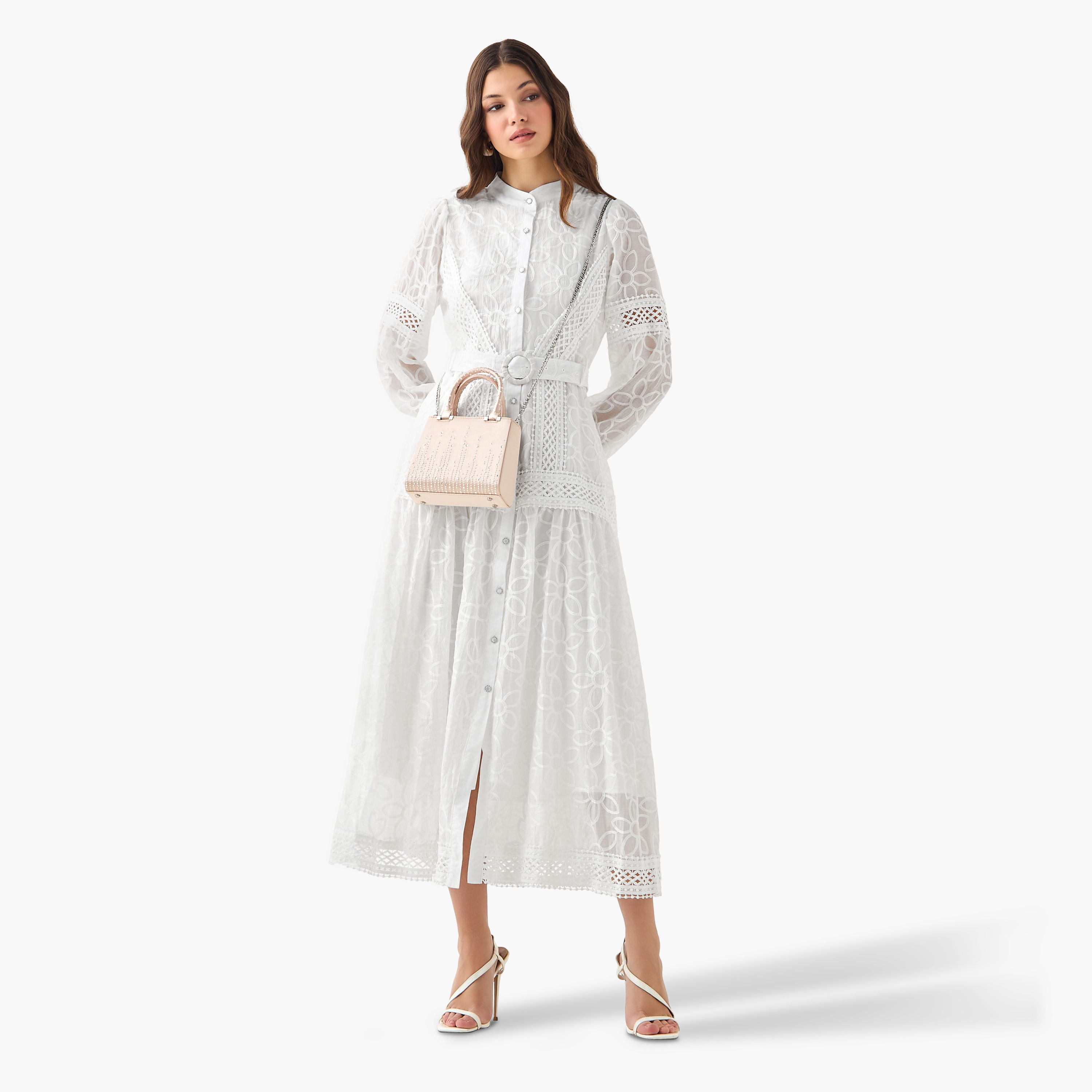 فستان إيه لاين ماكسي بحزام من تو إكستريمز-women-clothing-dresses-image-3