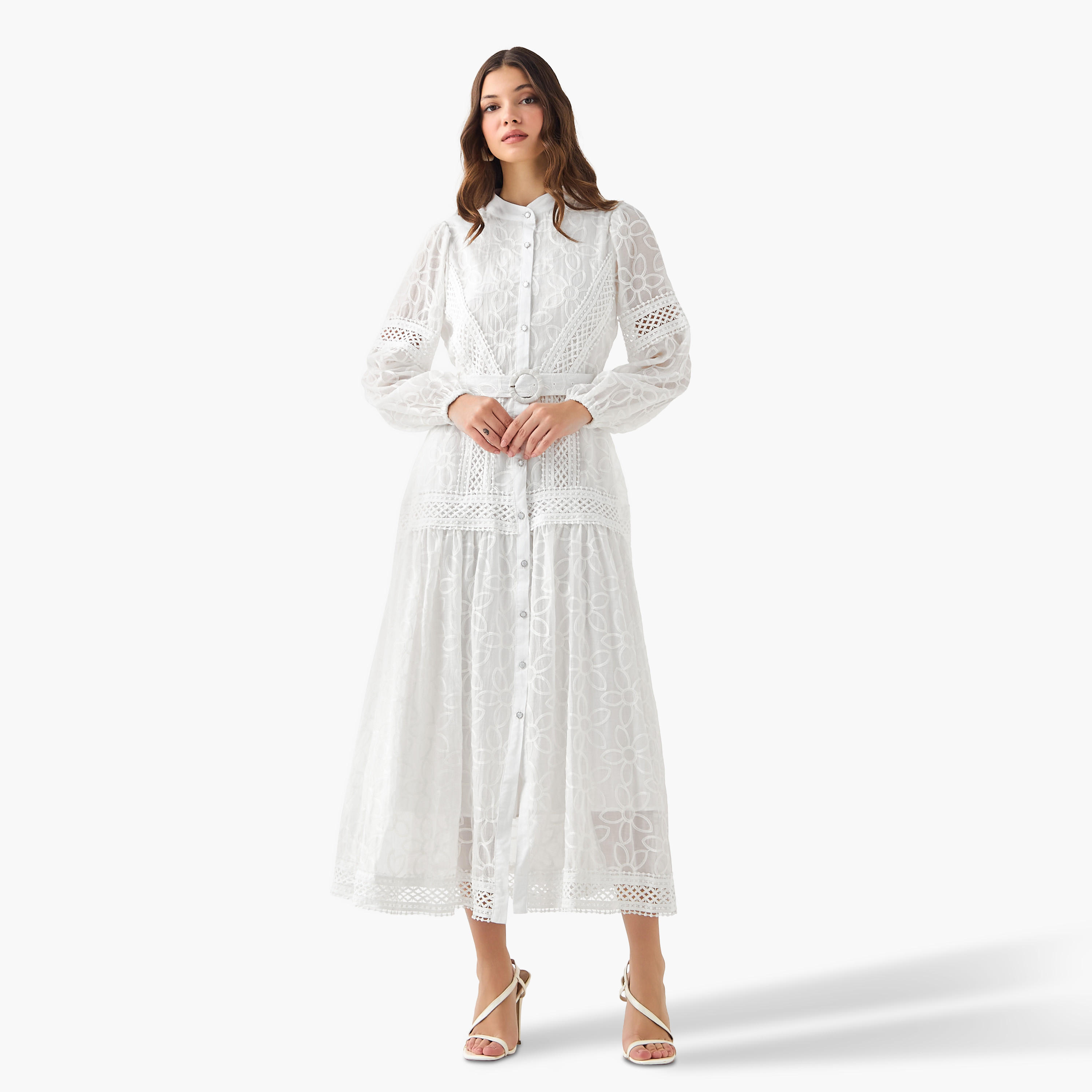 فستان إيه لاين ماكسي بحزام من تو إكستريمز-women-clothing-dresses-image-4