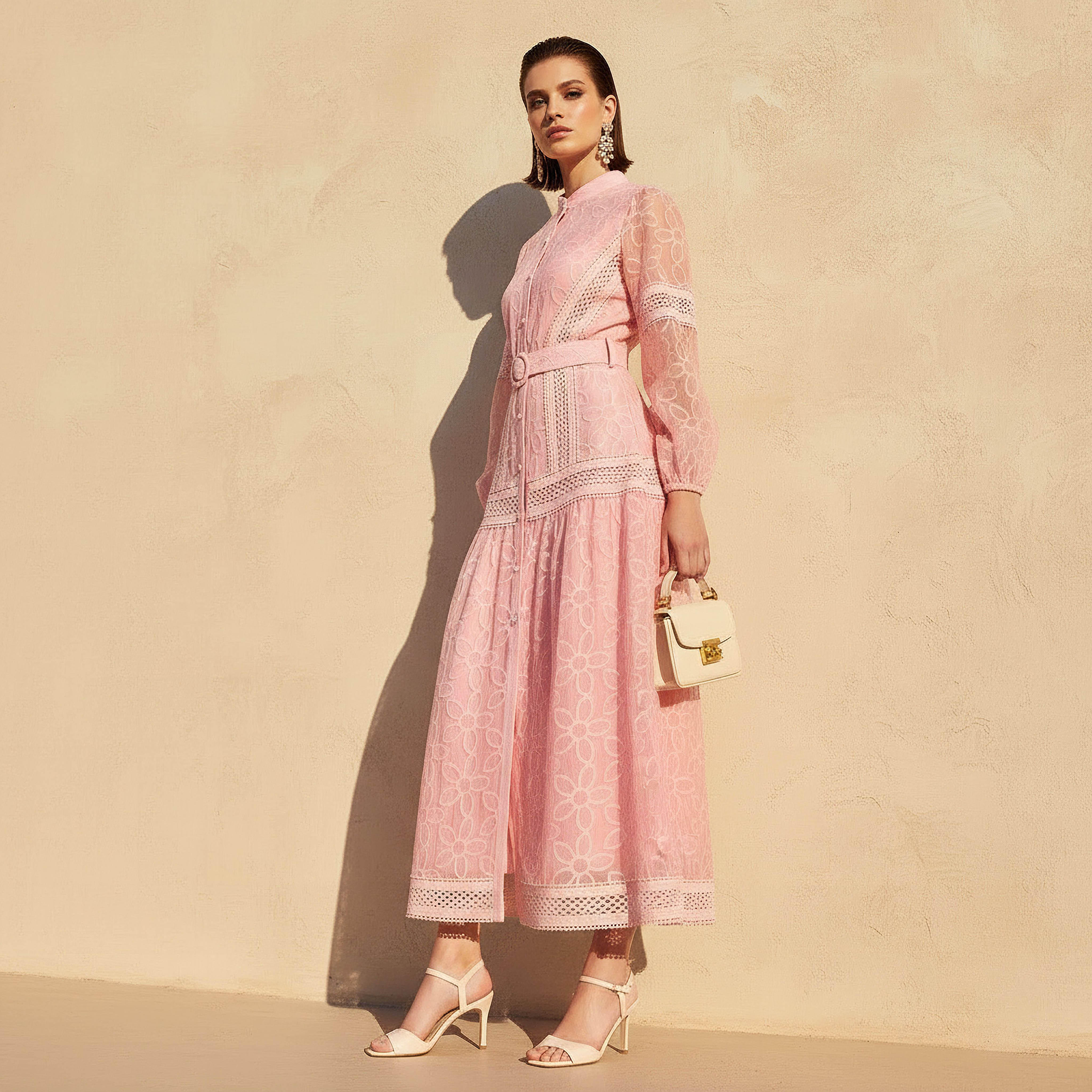 2Xtremz A-line Maxi Dress with Belt-women-clothing-dresses-image-2