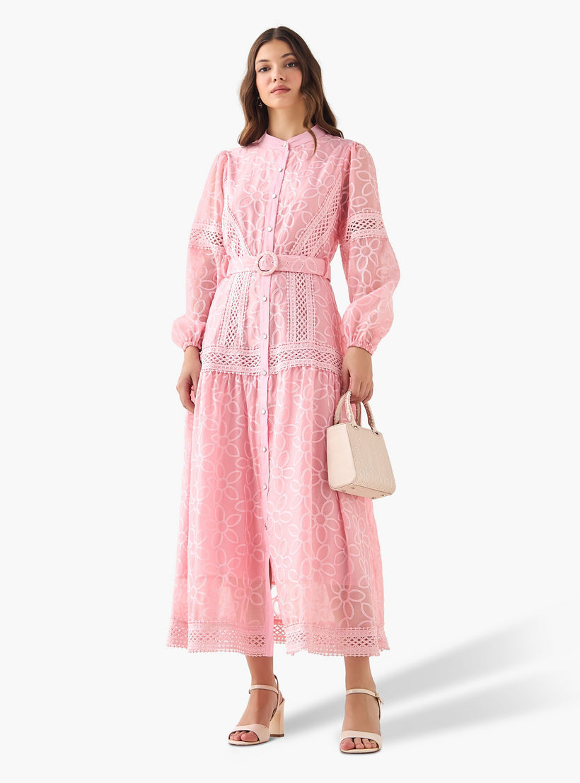فستان إيه لاين ماكسي بحزام من تو إكستريمز-women-clothing-dresses-image-3