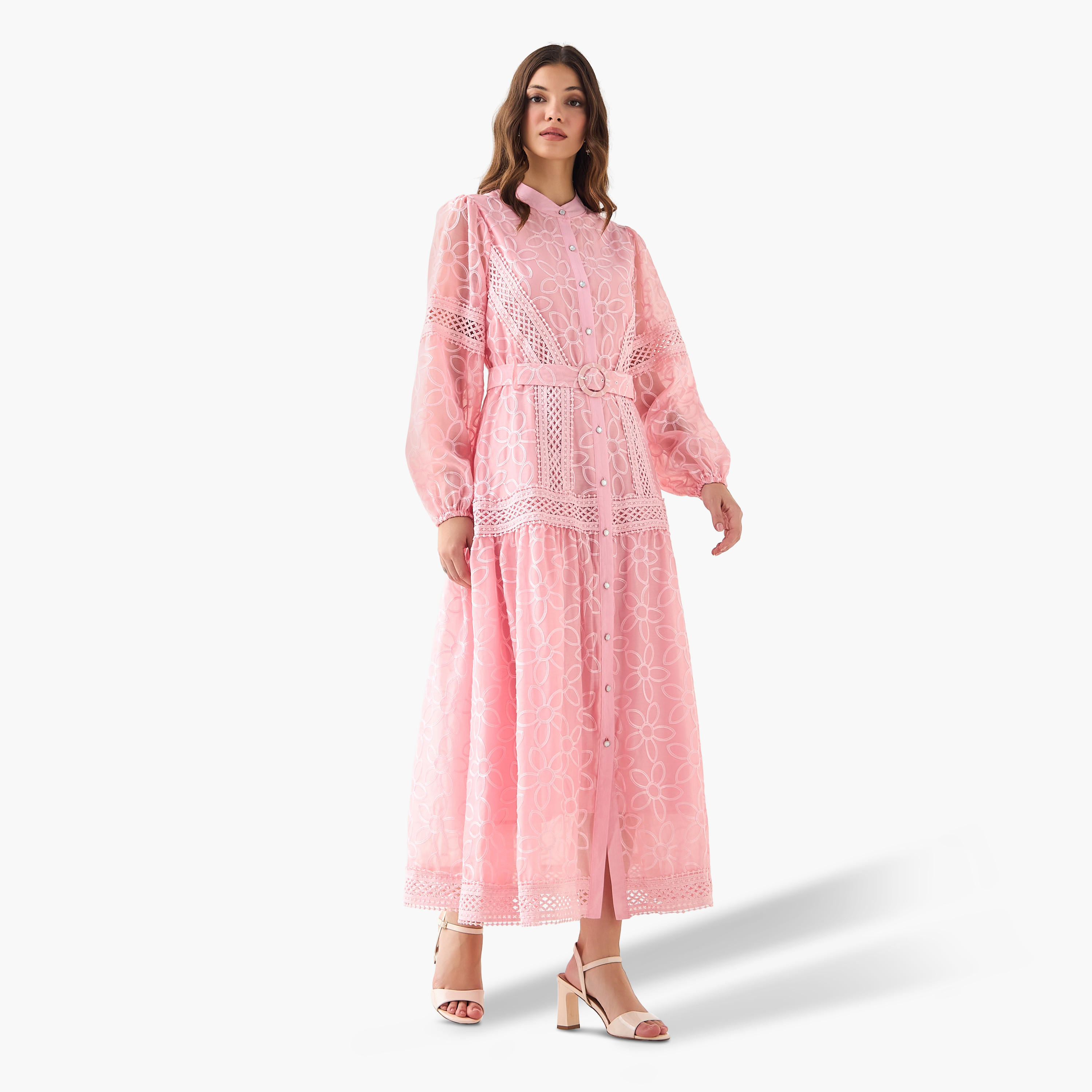 فستان إيه لاين ماكسي بحزام من تو إكستريمز-women-clothing-dresses-image-4