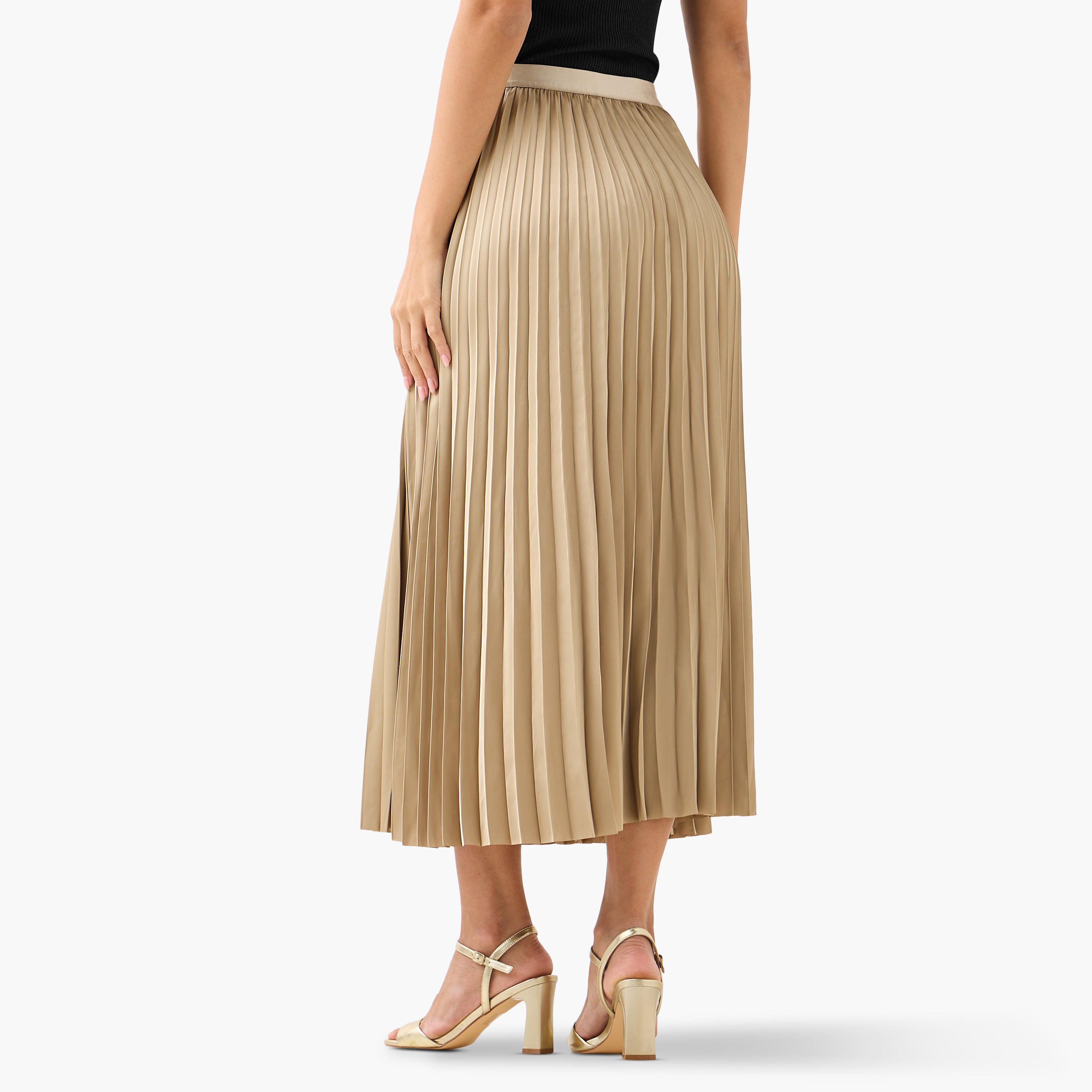 تنورة ماكسي بكسرات وخصر مطاطي من تو إكستريمز-women-clothing-bottoms-skirts-image-5