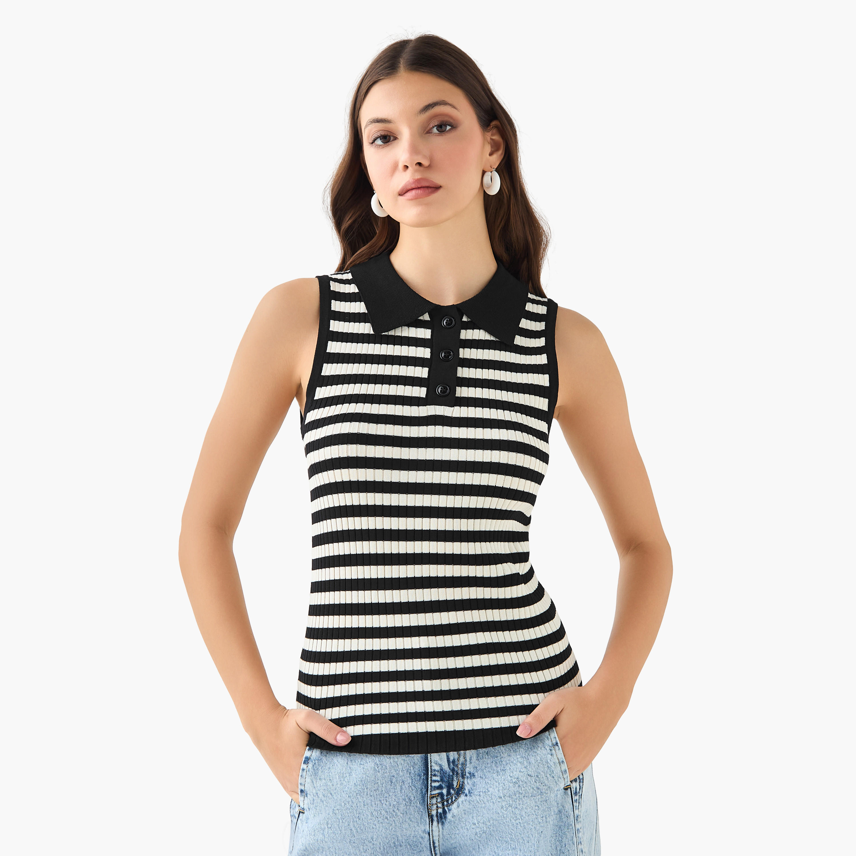 2Xtremz Top with Ribbed Texture-women-clothing-tshirts-image-1