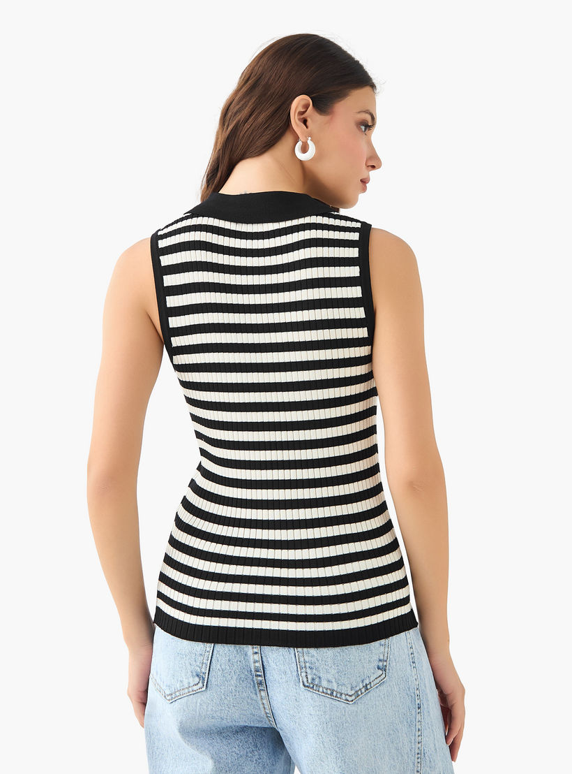 بلوزة مضلعة من تو إكستريمز-women-clothing-tshirts-image-2