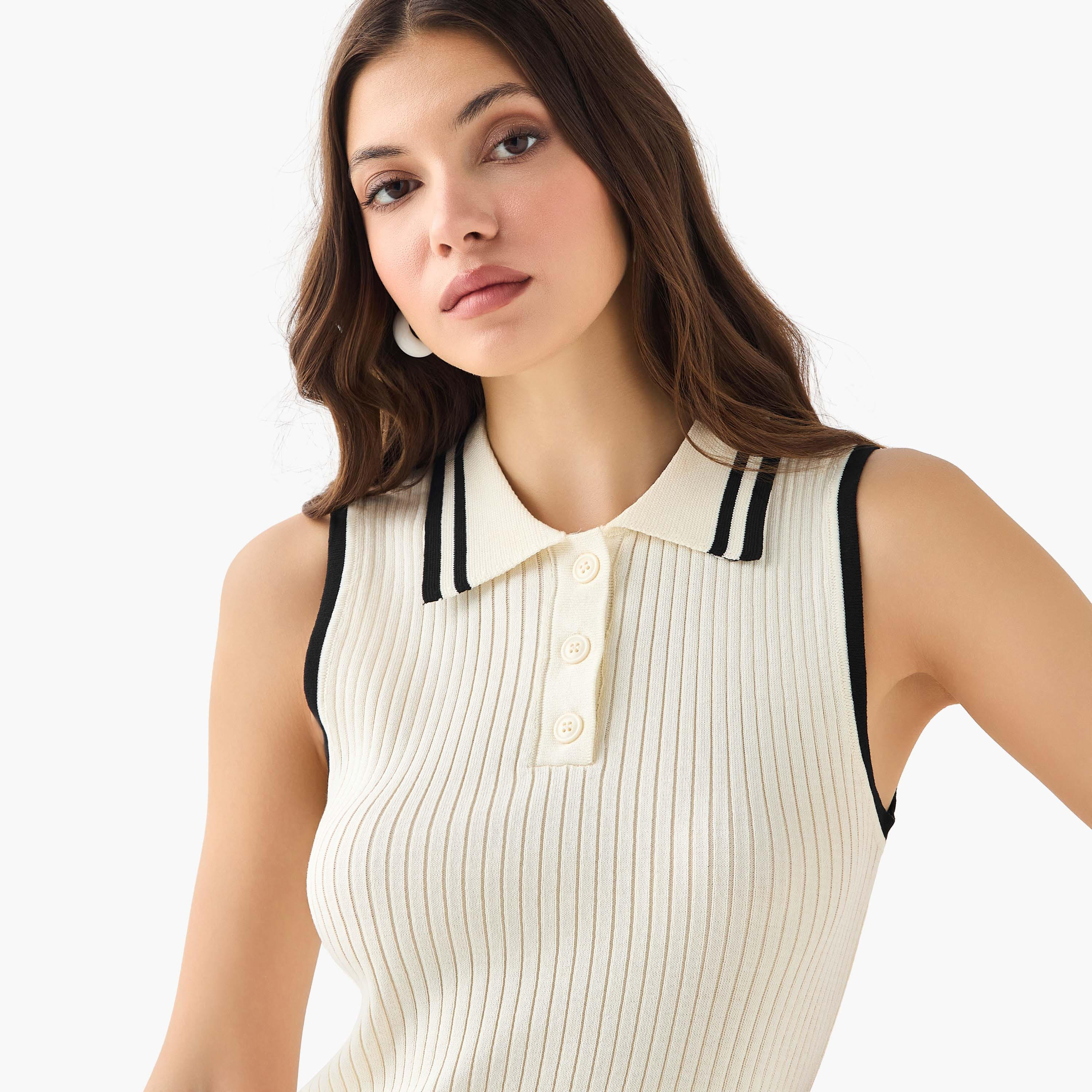 بلوزة مضلعة من تو إكستريمز-women-clothing-tshirts-image-1