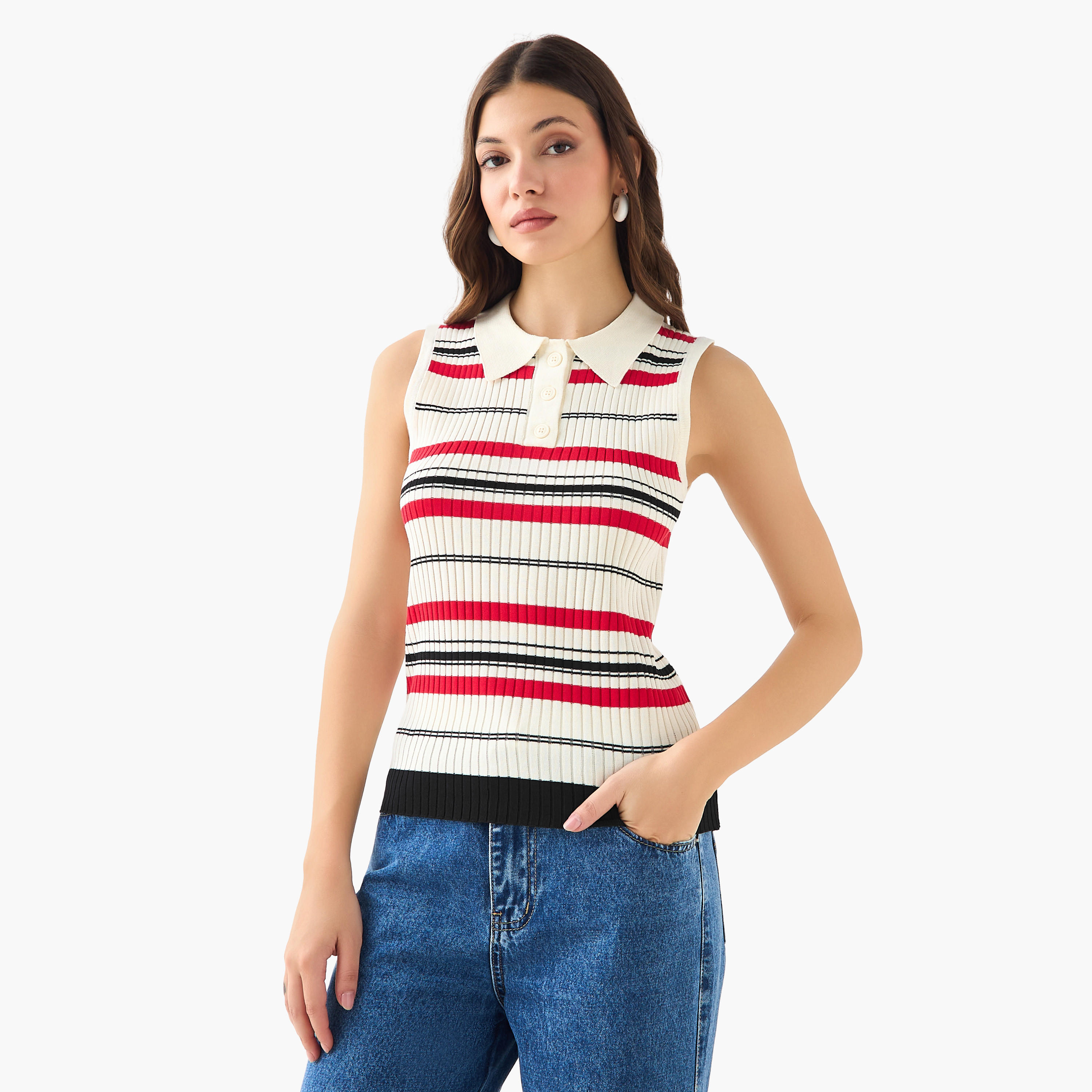 2Xtremz Top with Ribbed Texture-women-clothing-tshirts-image-2