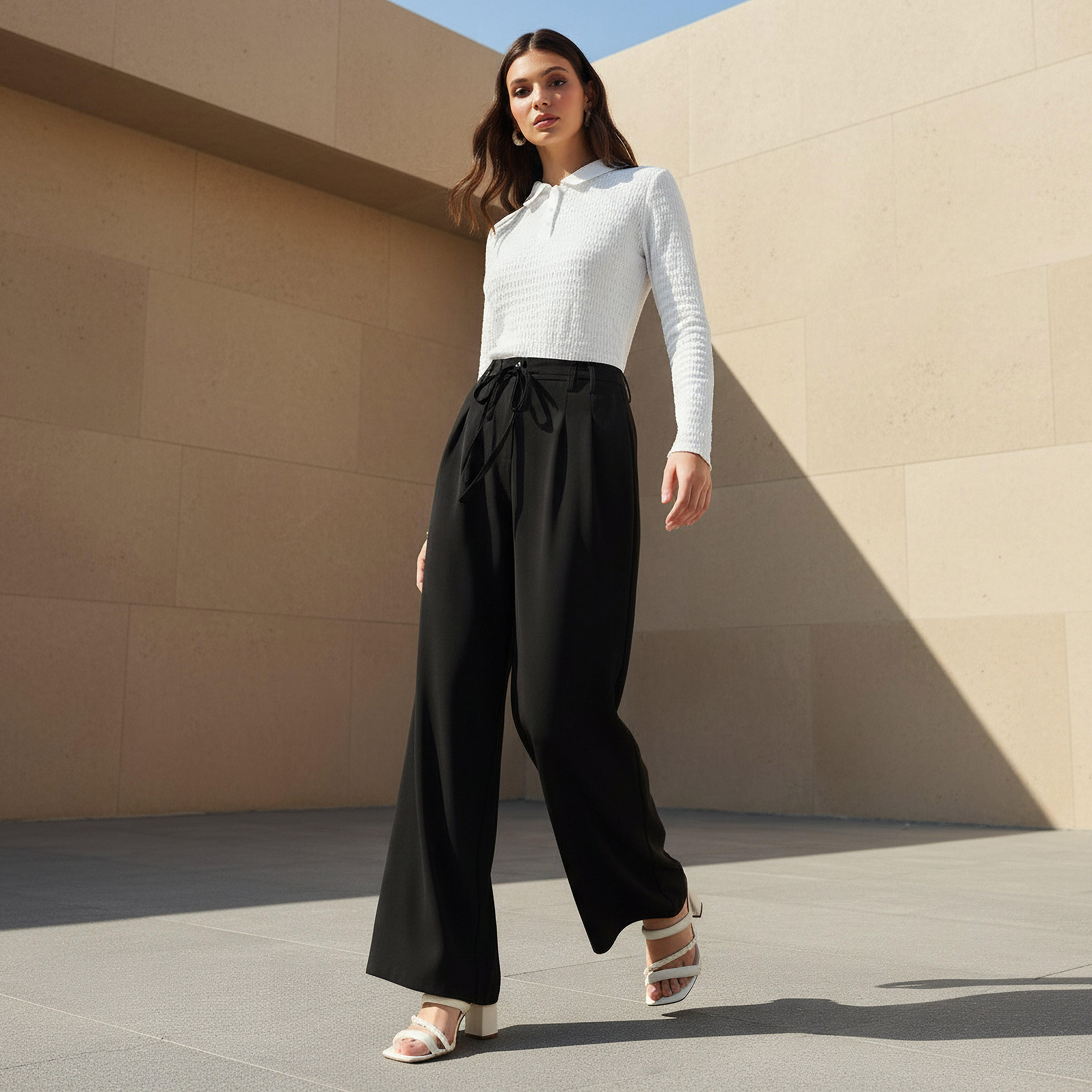 بلوزة بولو بملمس بارز من تو إكستريمز-women-clothing-tshirts-image-2