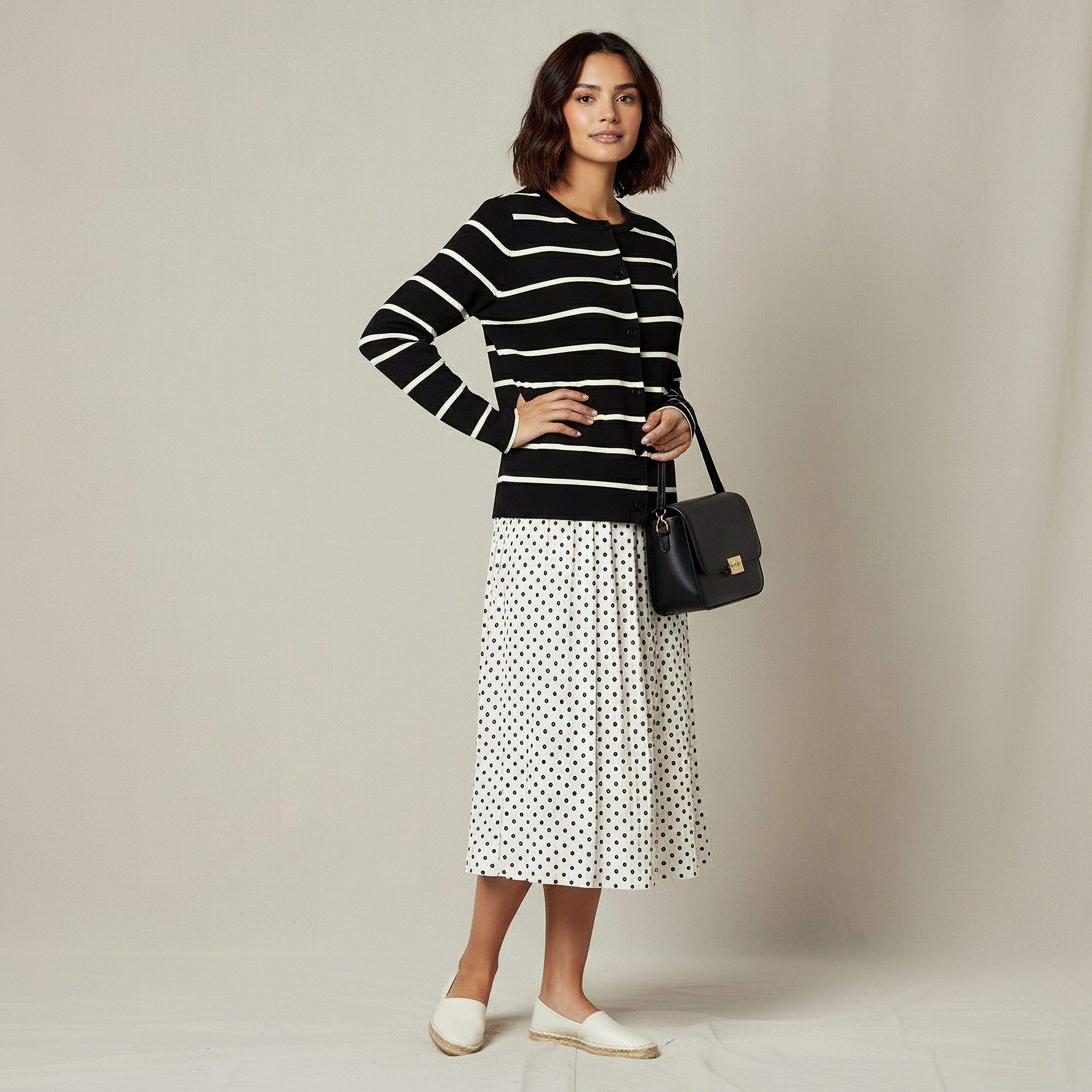 2Xtremz Striped Round Neck Cardigan-women-winterwear-cardigansandjumpers-cardigans-image-2