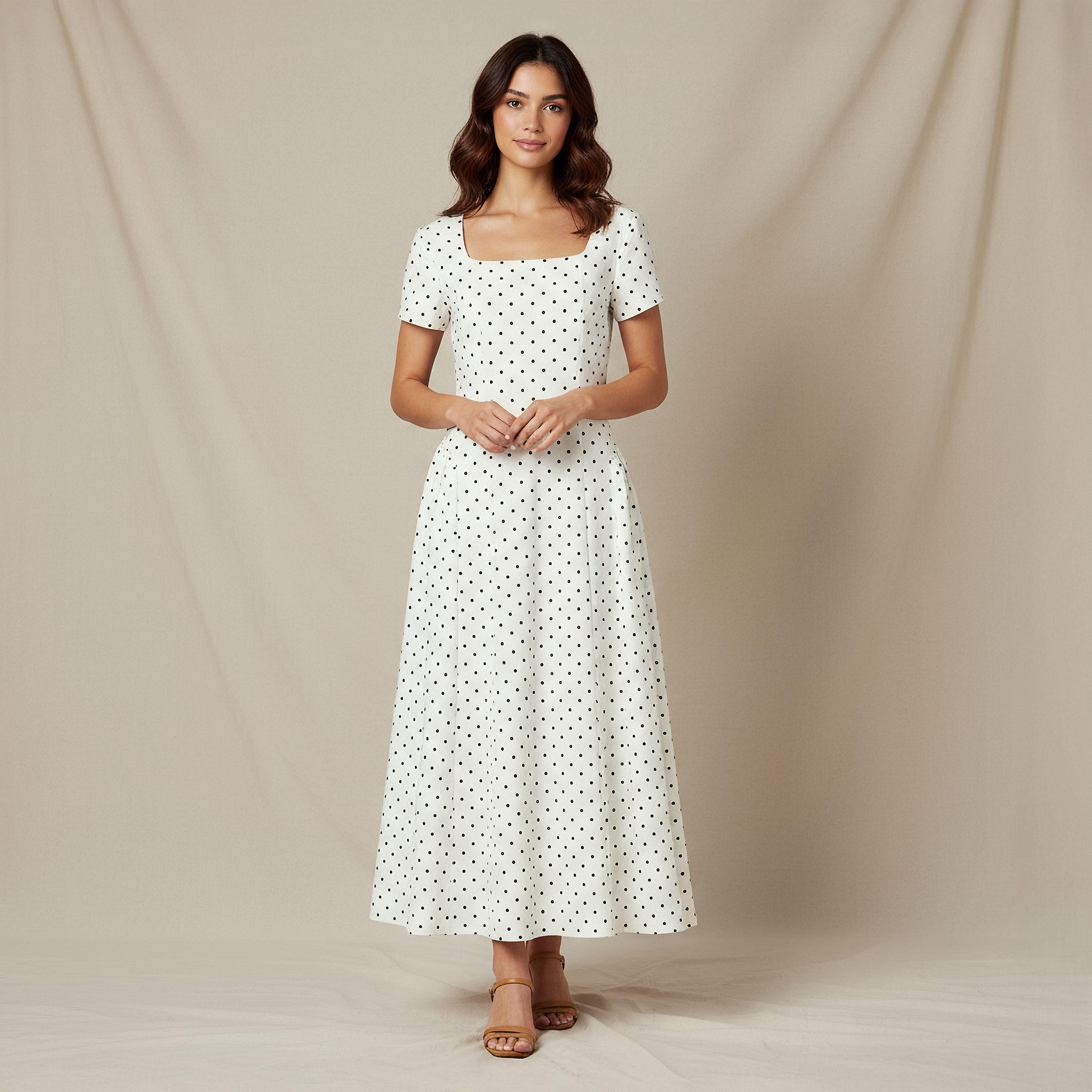 فستان إيه لاين بطبعات من تو إكستريمز-women-clothing-dresses-image-1