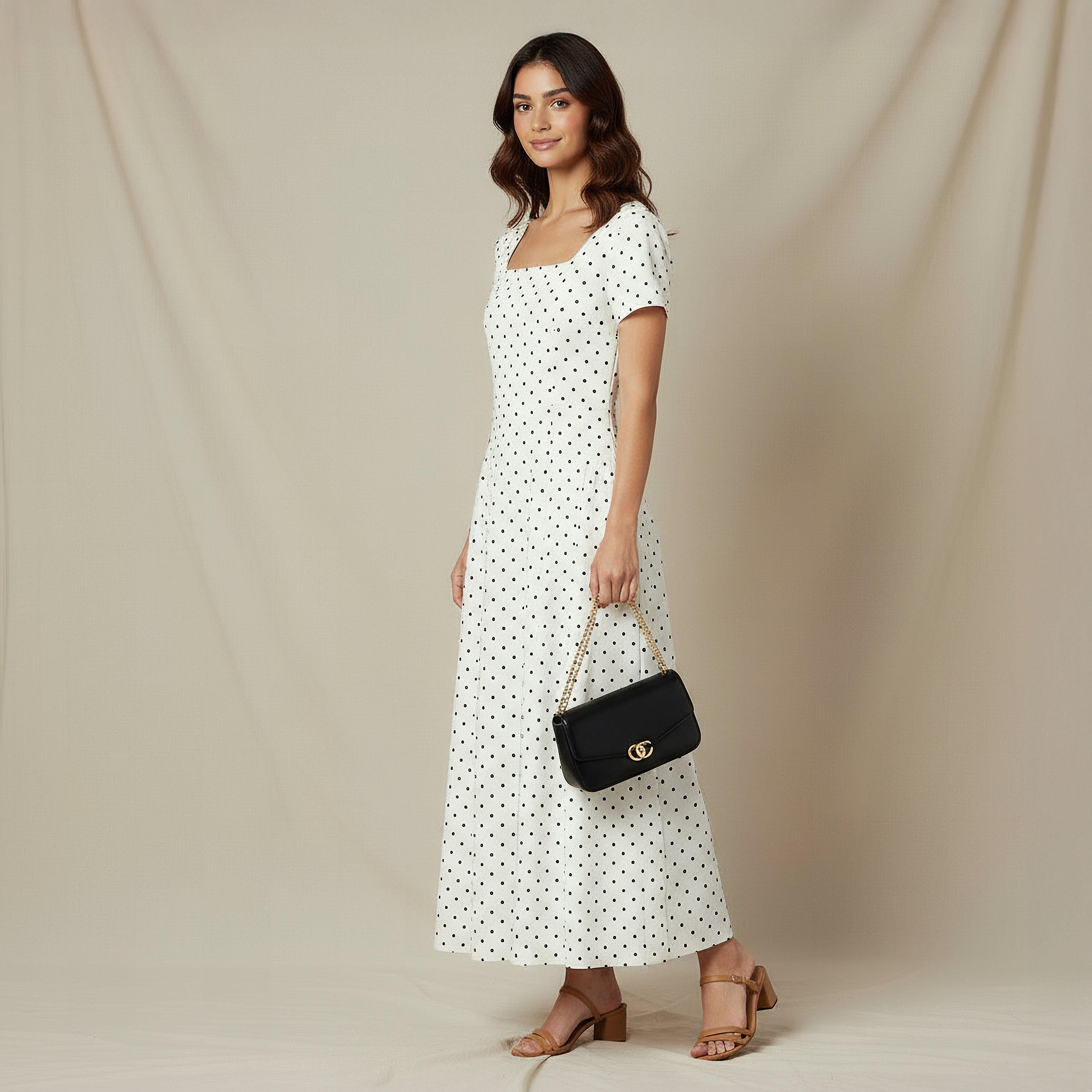 فستان إيه لاين بطبعات من تو إكستريمز-women-clothing-dresses-image-2