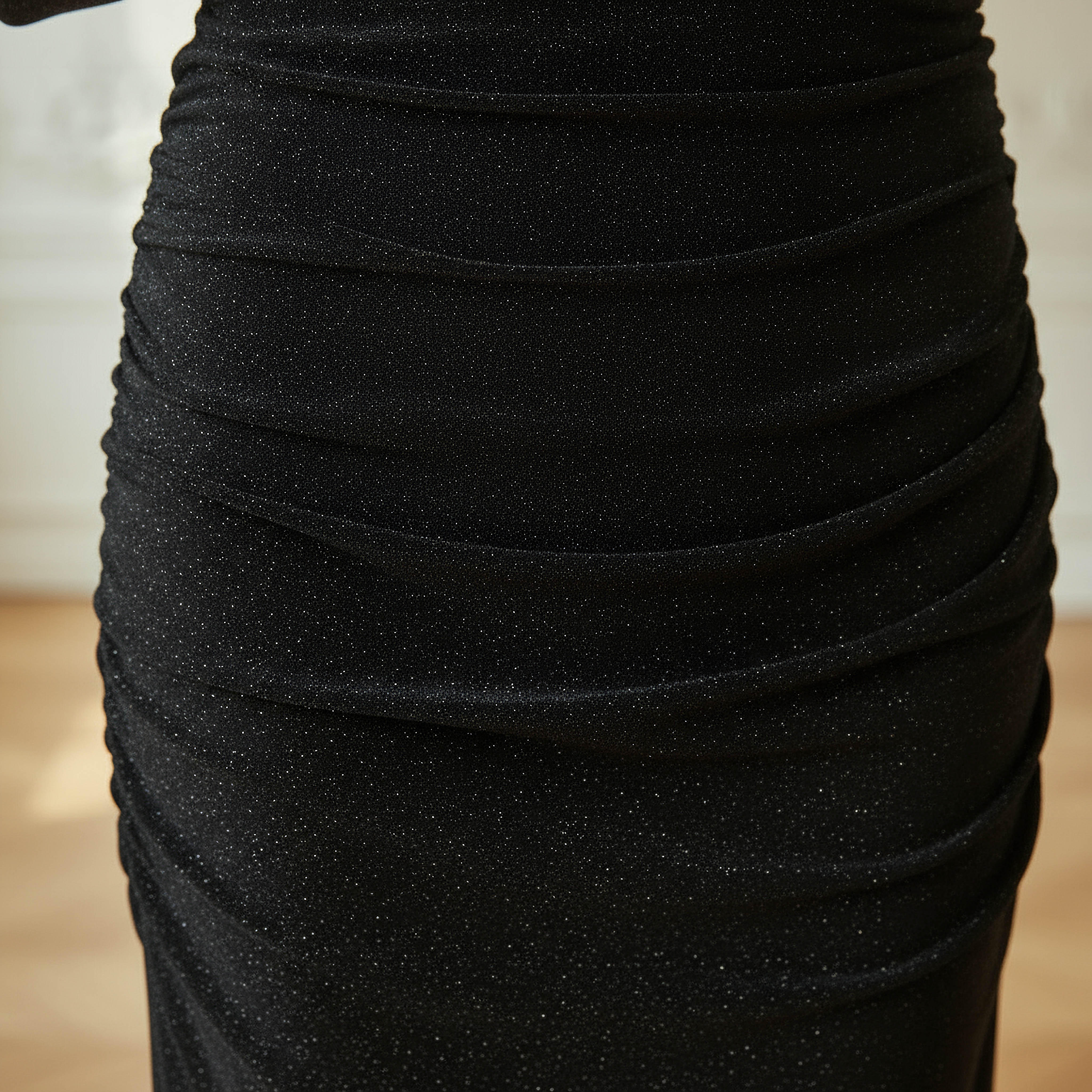2Xtremz Bodycon Midi Dress with Ruched Accent-women-clothing-dresses-image-4