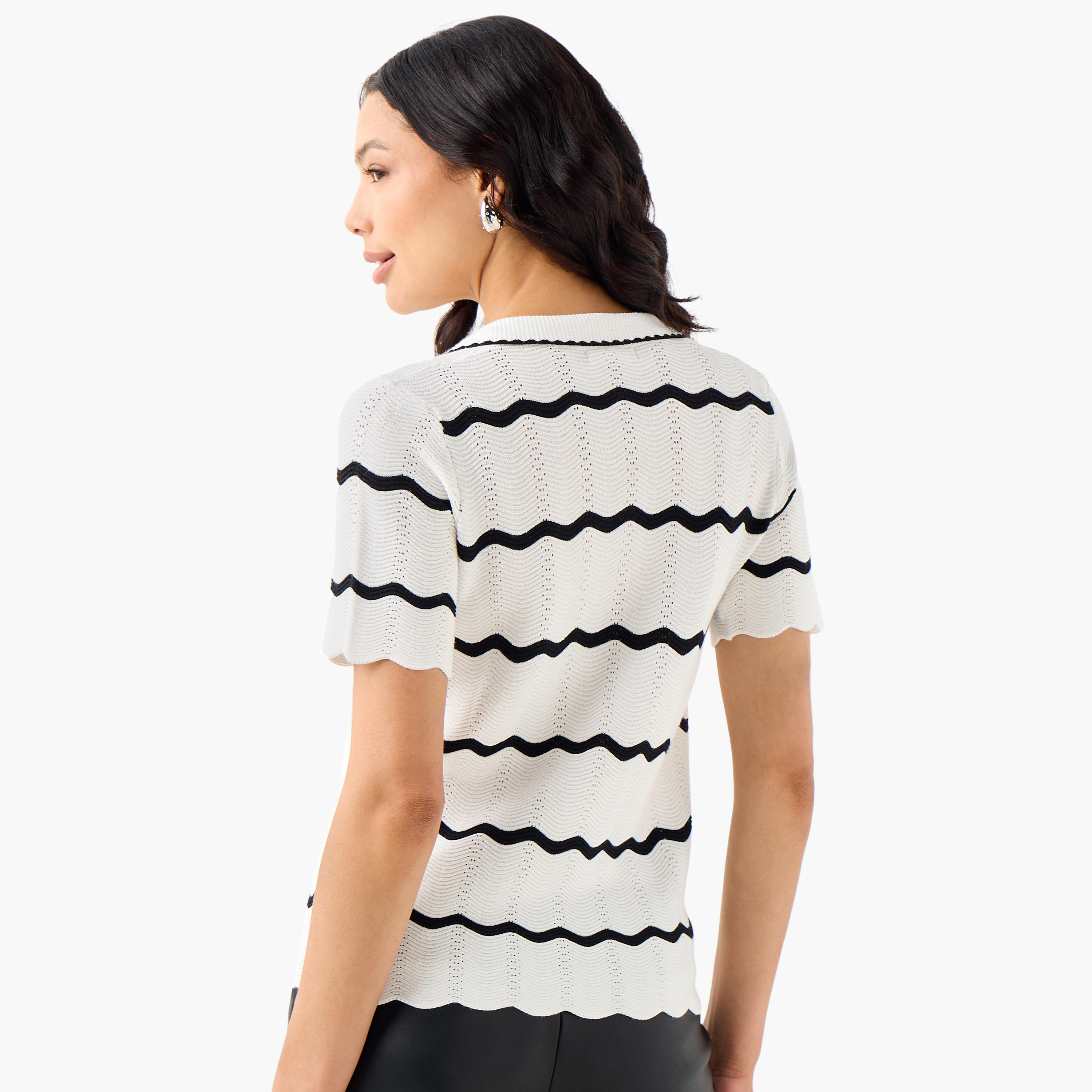 تيشيرت مخطط من تو إكستريمز-women-clothing-tshirts-image-5