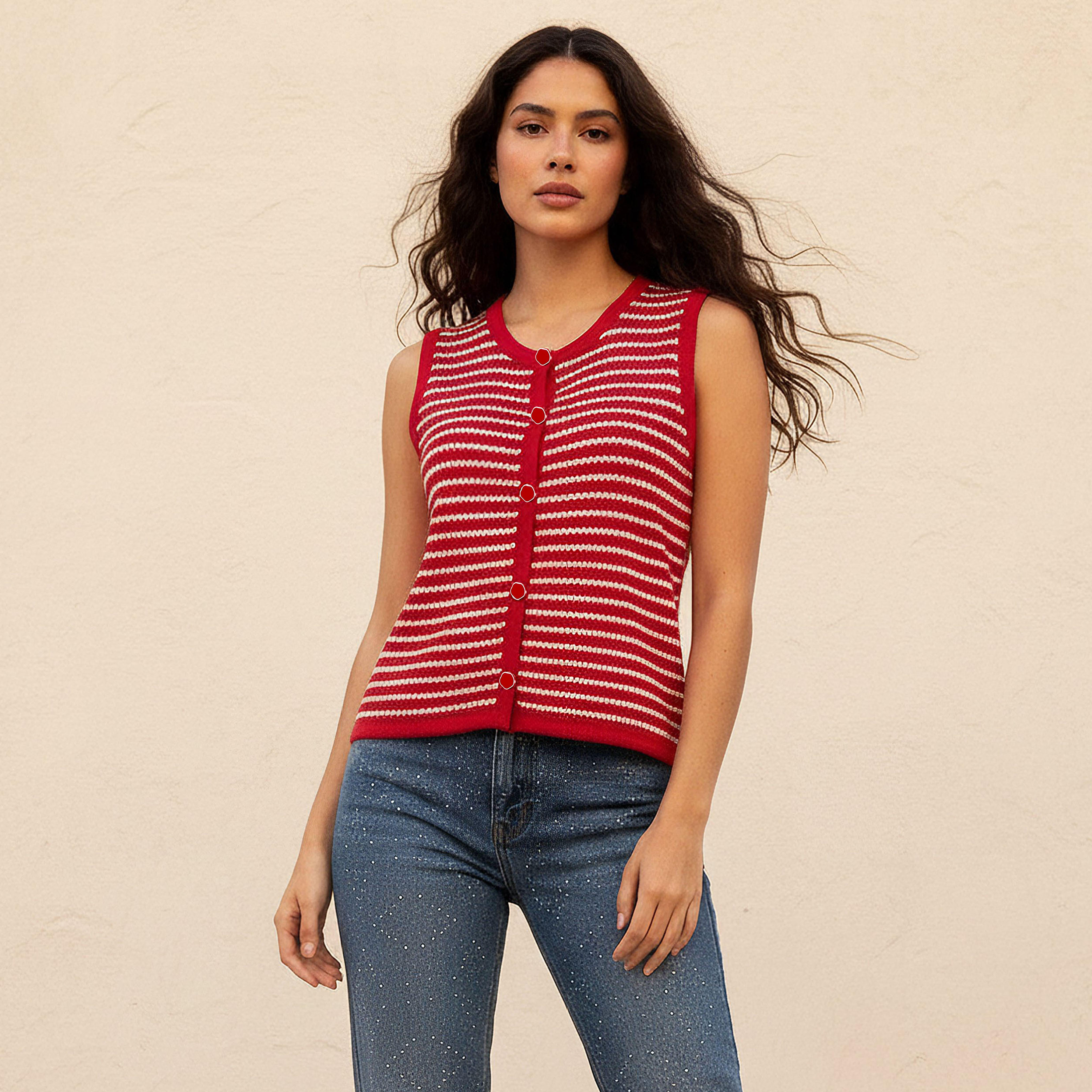 2Xtremz Regular Fit Top with Stripes-women-clothing-shirtsandblouses-blouses-image-1